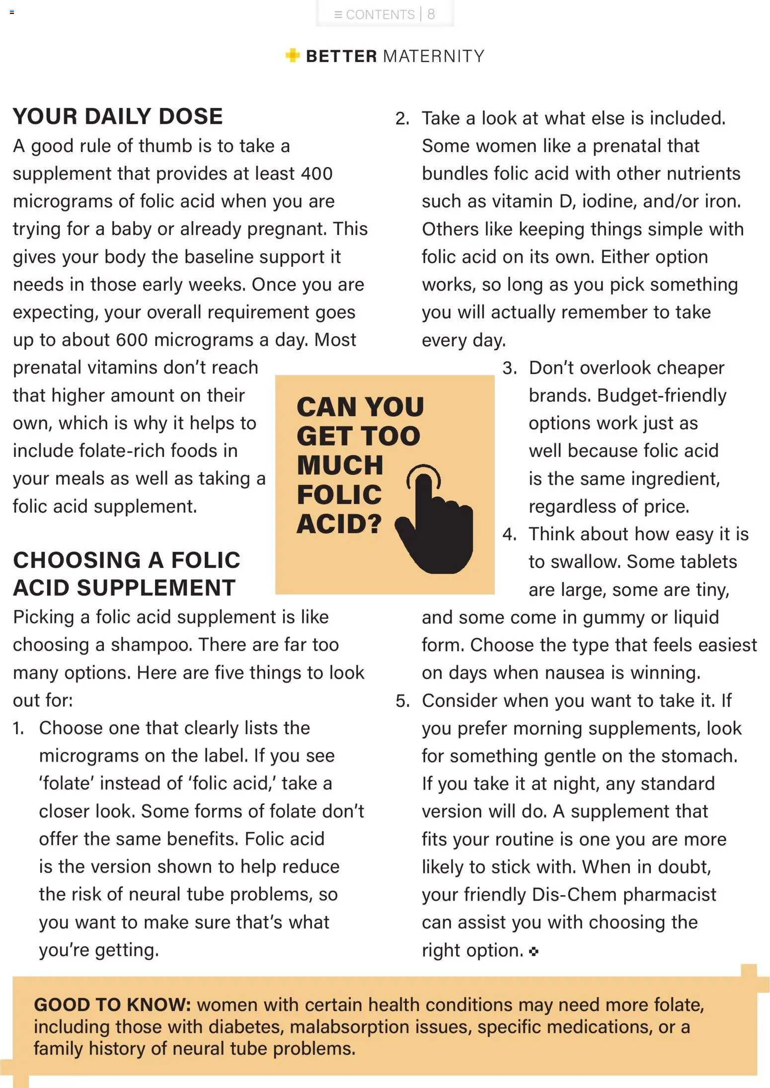 New Baby City catalogue – valid from 29.01.2026 | Page: 8 | Products: Vitamins