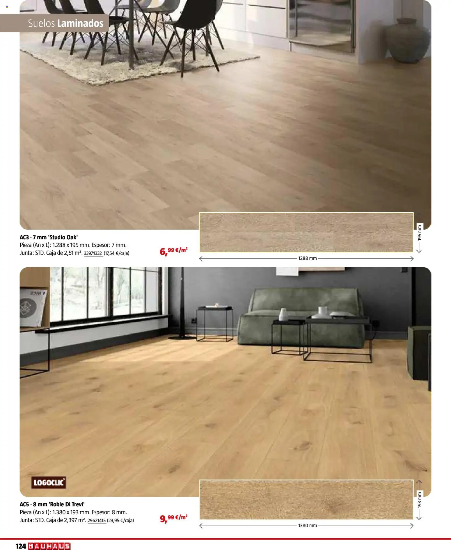 Bauhaus - Suelos y revestimientos │ válido desde el 24.02.2026 | Página: 124 | Productos: Caja