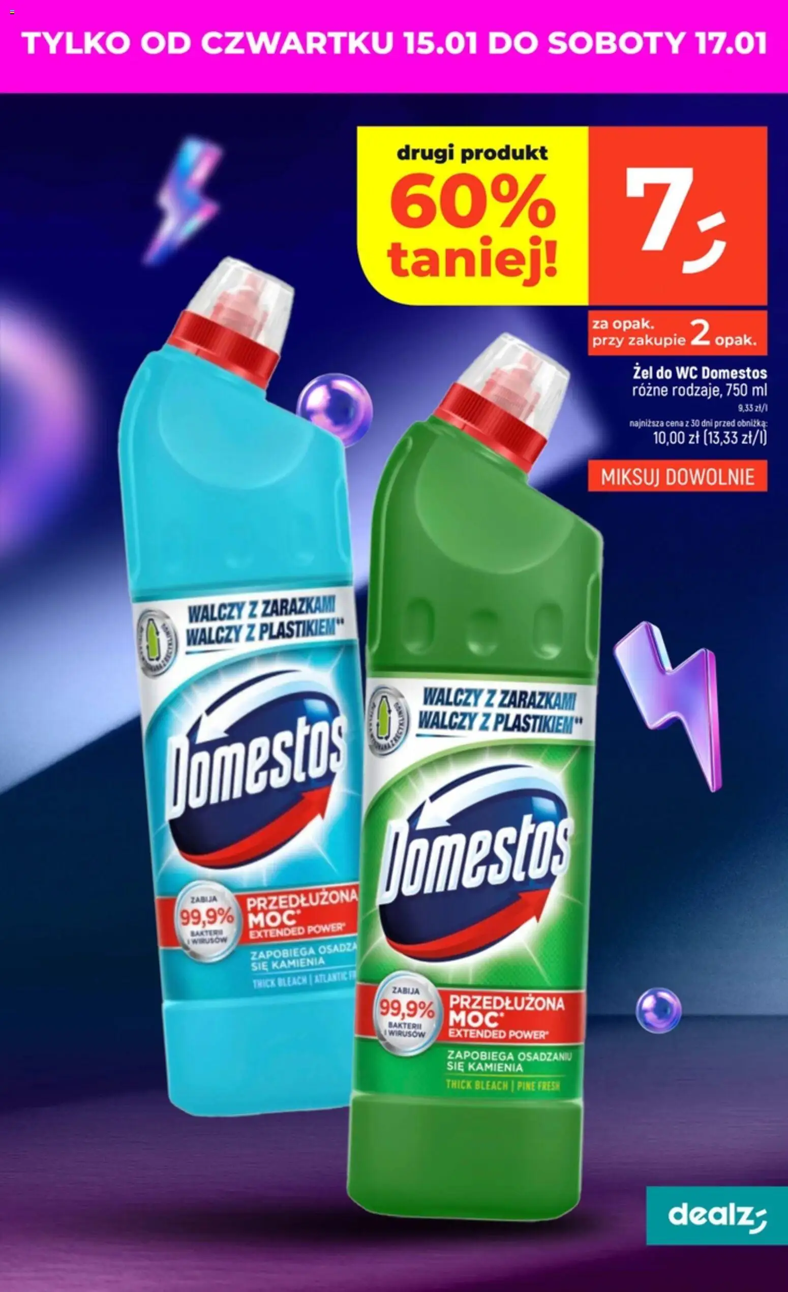 Dealz Gazetka od 15.01.2026 | Strona: 7 | Produkty: Domestos