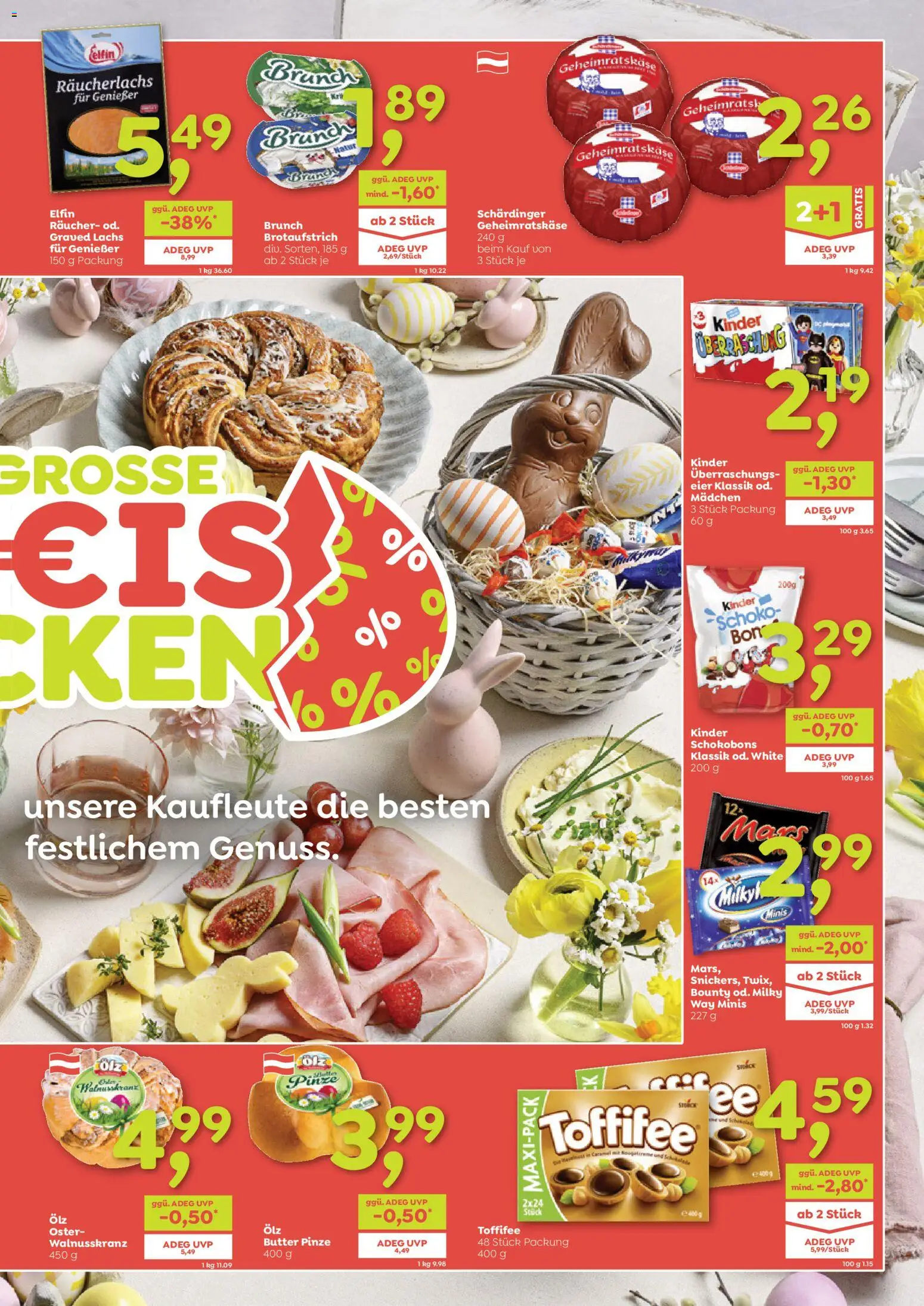 Die besten Angebote | ADEG Flugblatt ab 26.03.2026 | - Jetzt stöbern! | Austria