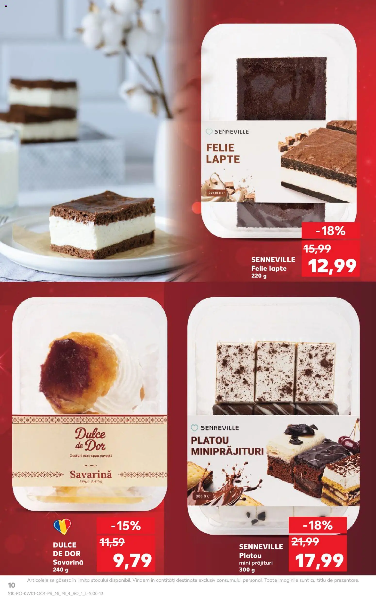 Noul catalog Kaufland – valabil de la 31.12.2025 | Pagină: 10 | Produse: Savarină, Lapte