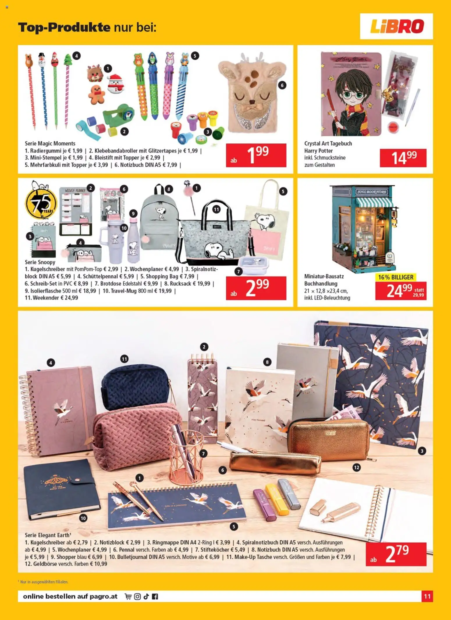 Pagro-Diskont - Black Friday gültig ab 13.11.2025 | Seite: 11 | Produkte: Rucksack, Notizbuch, Tasche