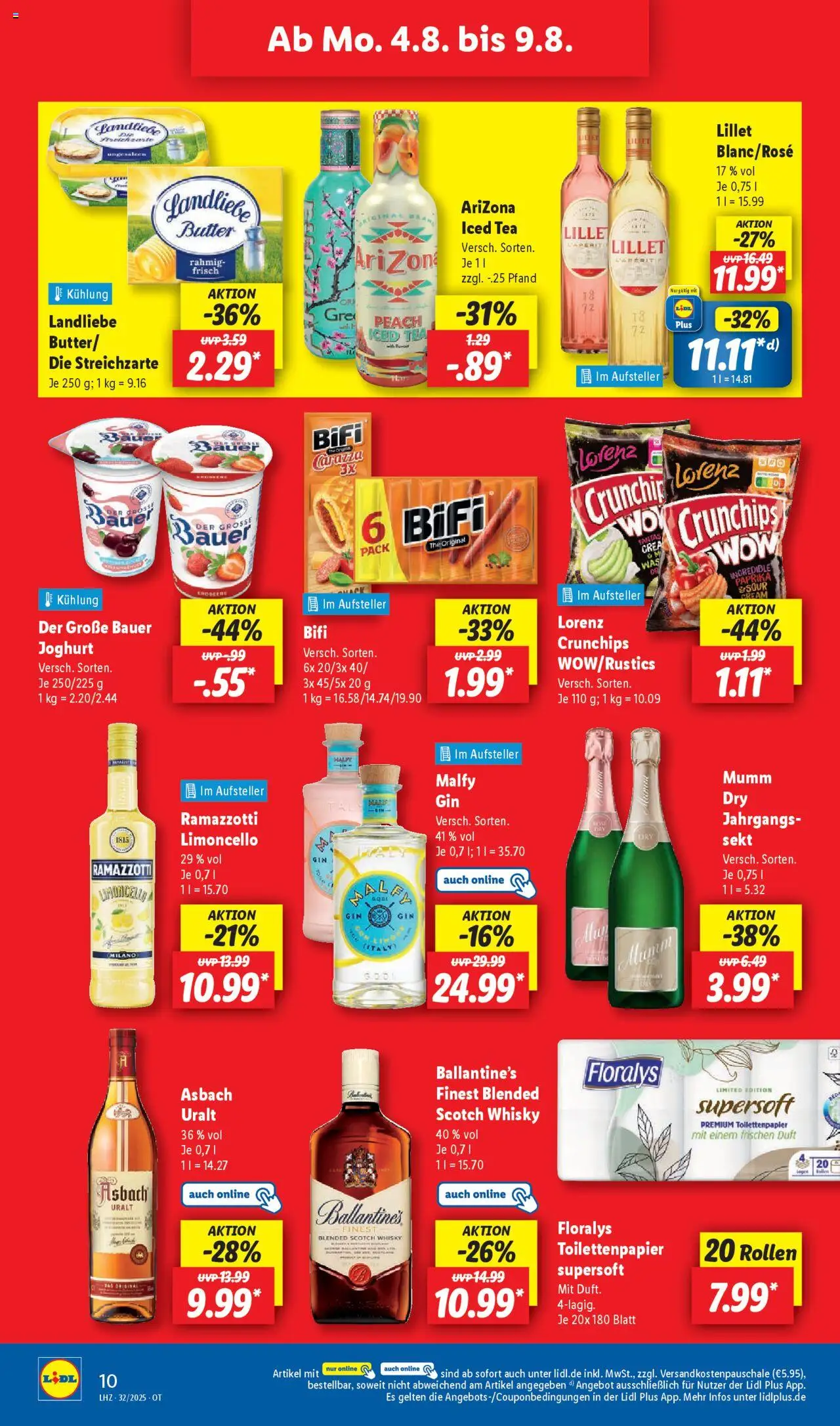 Lidl Prospekt Grimma - gültig ab dem 04.08.2025 | Seite: 16 | Produkte: Whisky, Duft, Paprika, Toilettenpapier