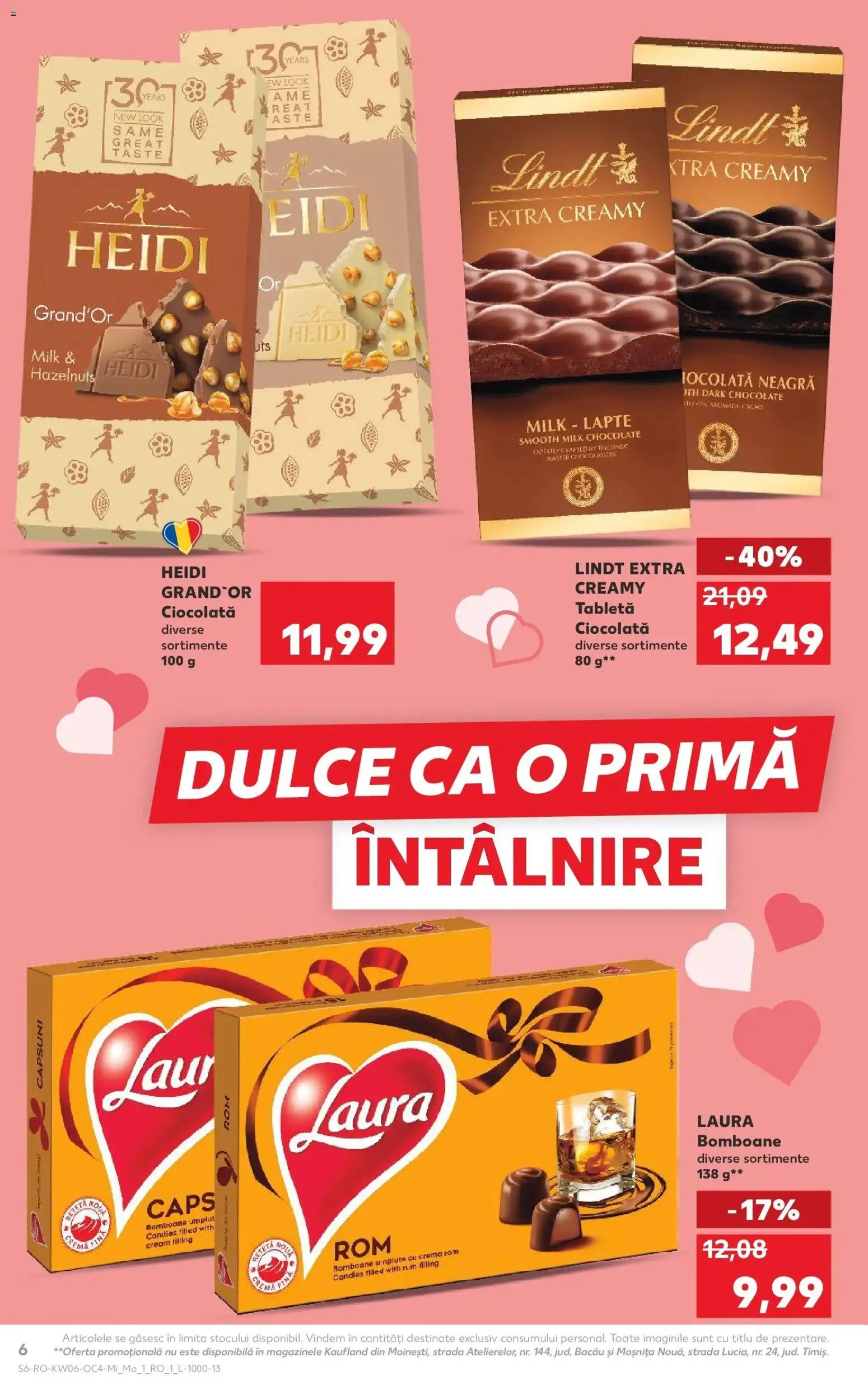 Noul catalog Kaufland – valabil de la 04.02.2026 | Pagină: 6 | Produse: Lapte, Ciocolată, Rom, Căpșuni