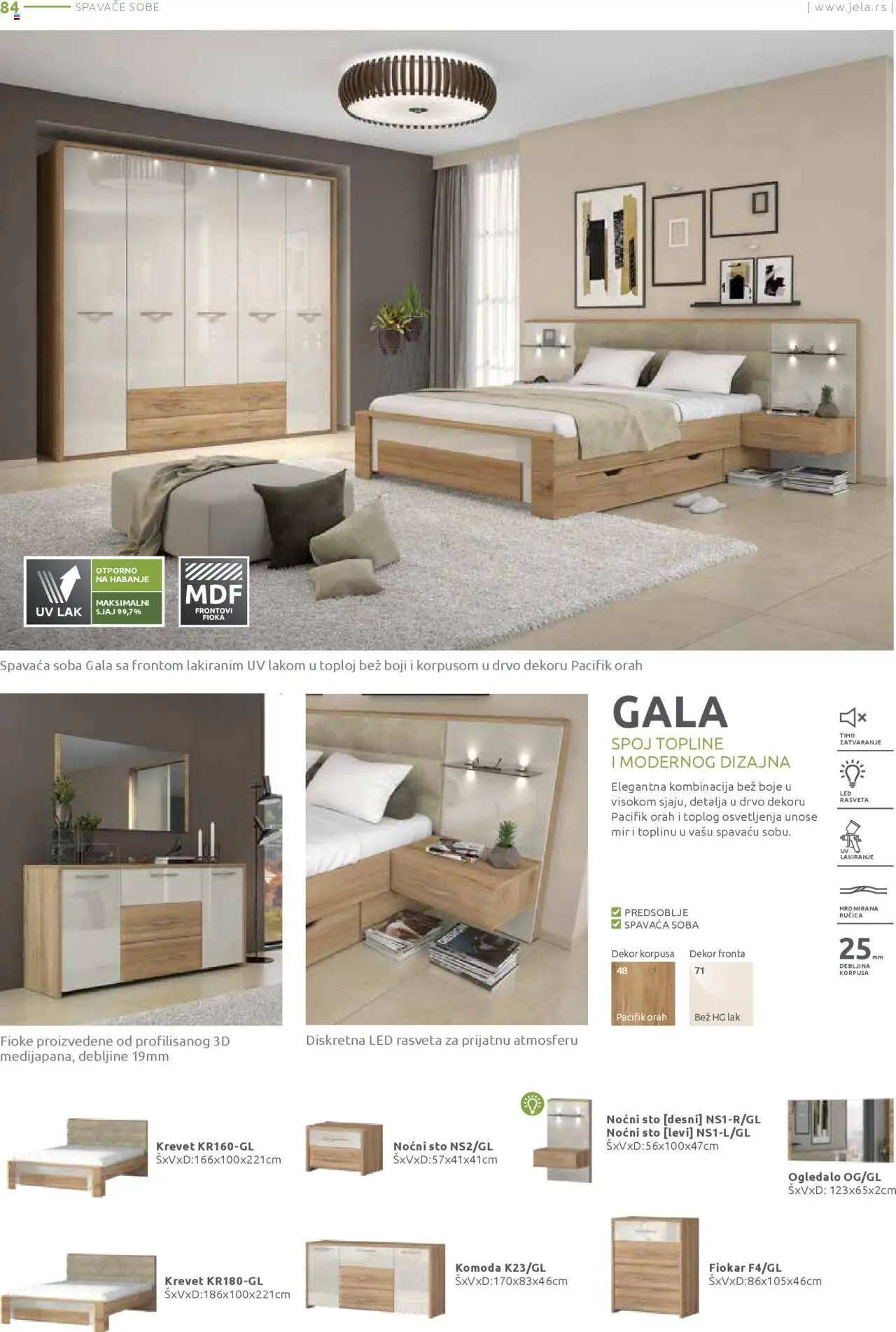 Jela katalog - važi od 25.08.2025 | Strana: 84 | Proizvode: Krevet, Komoda, Sto, Ogledalo