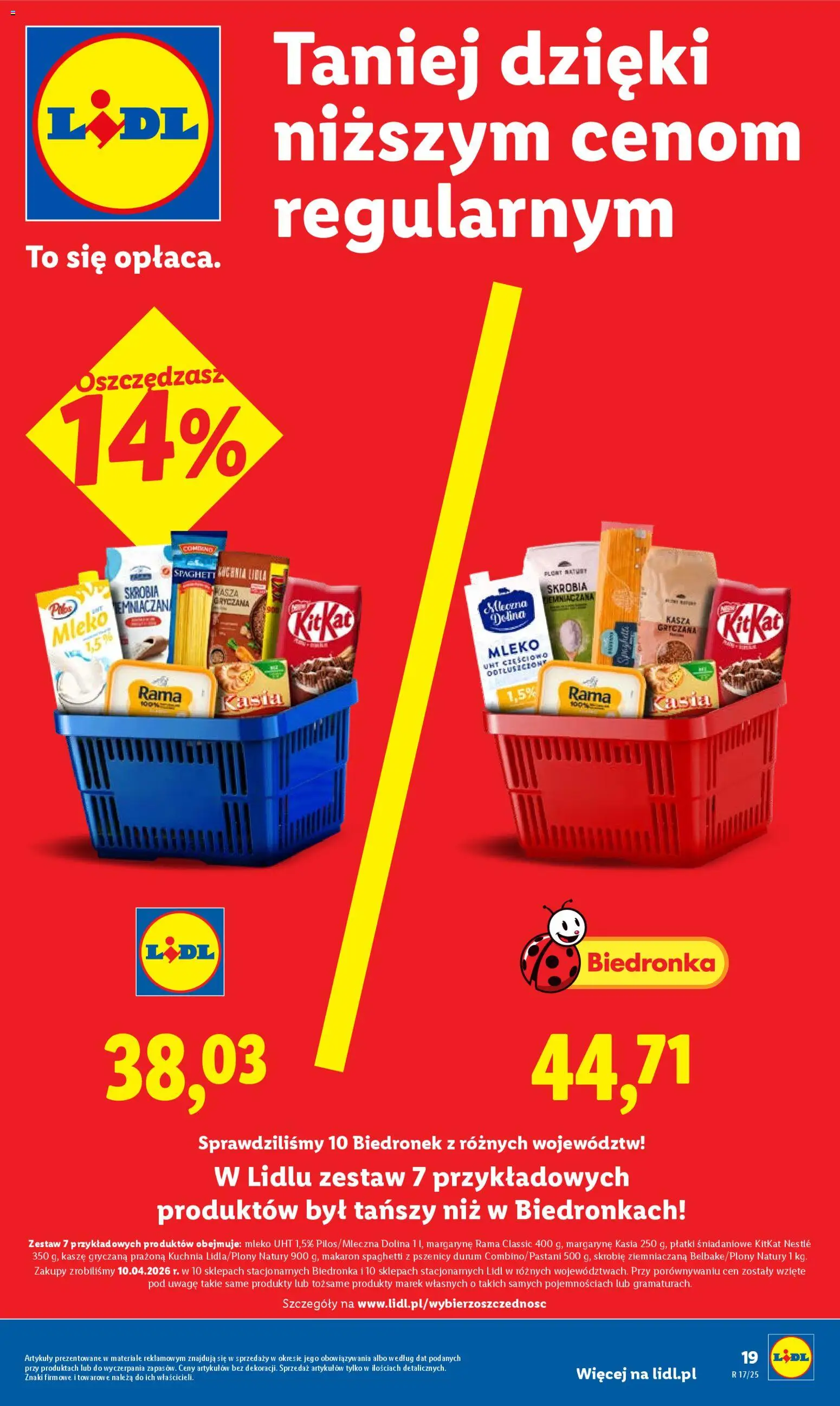 Lidl Polsko leták od 27.04.2026 | Strana: 19 | Produkty: Mléko, Rama