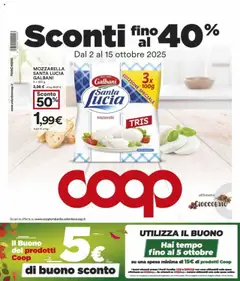Anteprima del volantino COOP Nova Milanese catalogo valido a partire dal 02.10.2025