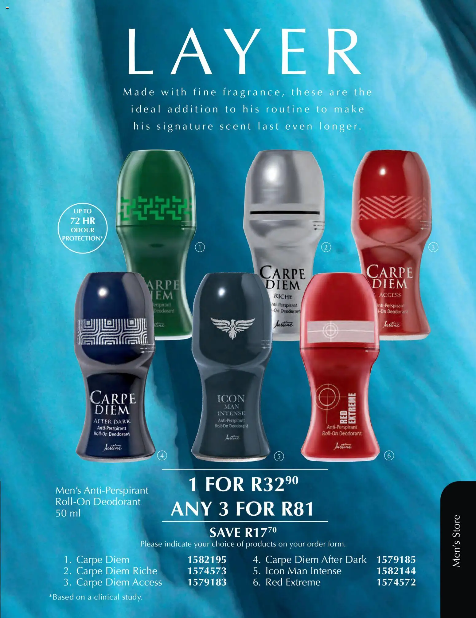 New Justine catalogue – valid from 01.02.2026 | Page: 75 | Products: Deodorant, Antiperspirant