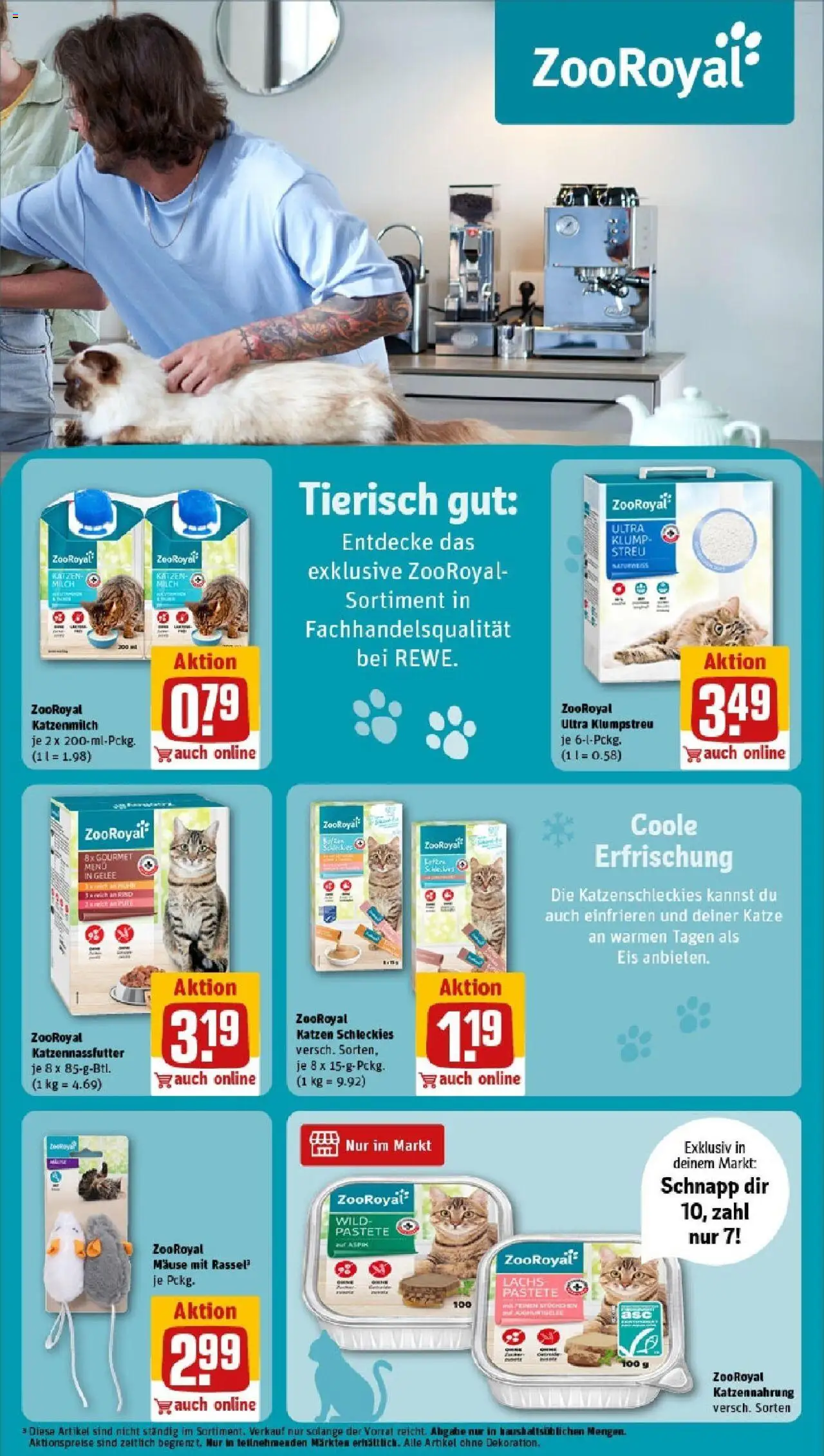 Rewe - Rewe: Wochenangebote - gültig ab dem 18.05.2025 | Seite: 27 | Produkte: Milch, Lachs, Eis