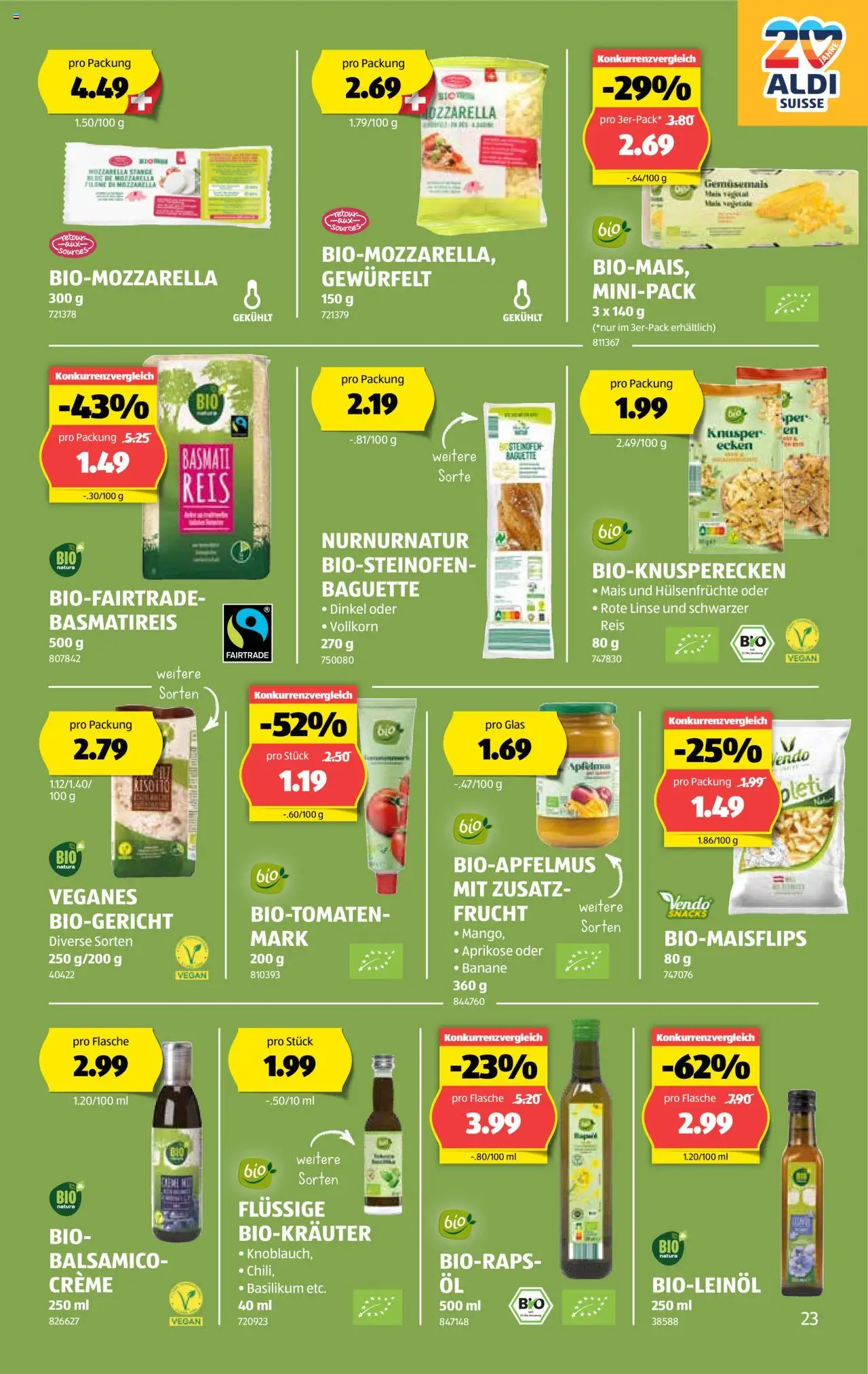 Aldi Aktionen ab 21.08.2025 | Seite: 24 | Produkte: Balsamico, Baguette, Reis, Chili