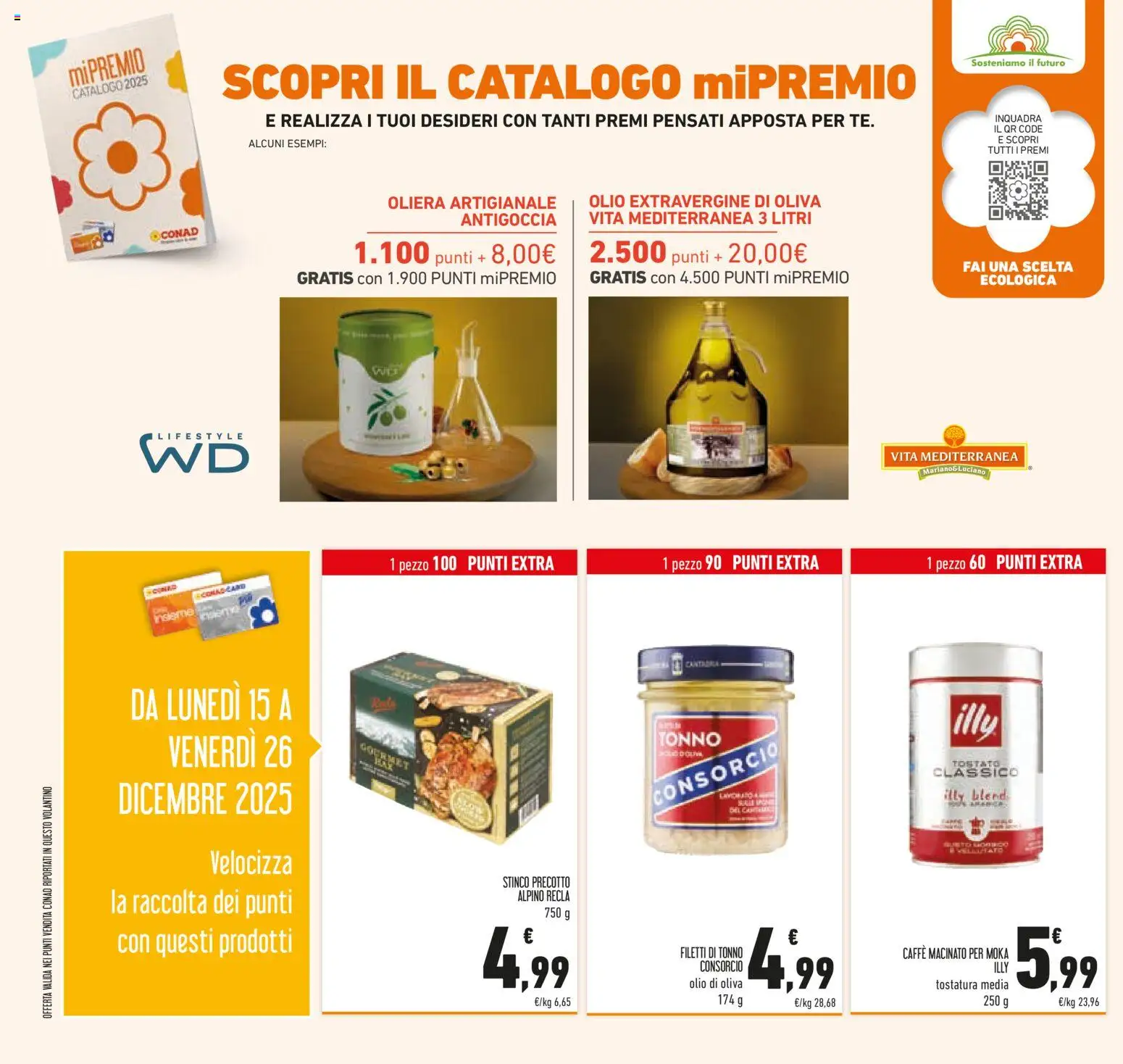 Volantino Conad del 15.12.2025 | Pagina: 50 | Prodotti: Caffè, Olive, Olio di Oliva, Macinato