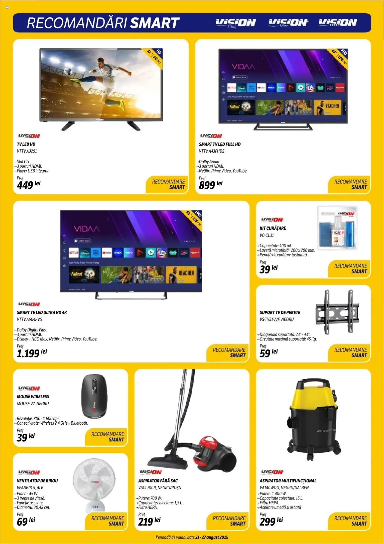 Catalog Flanco – valabil de la 21.08.2025 | Pagină: 21 | Produse: Player, Çikolatalı gofret, Ventilator, Babak