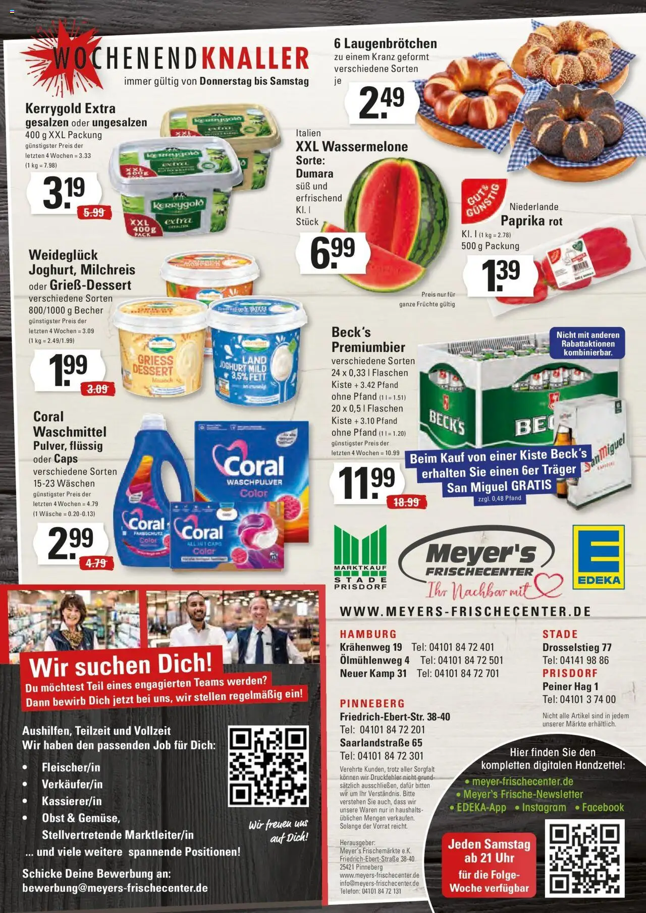 Edeka prospekt Stade	 - gültig ab dem 06.07.2025 | Seite: 24 | Produkte: Joghurt, Paprika, Wassermelone, Telefon