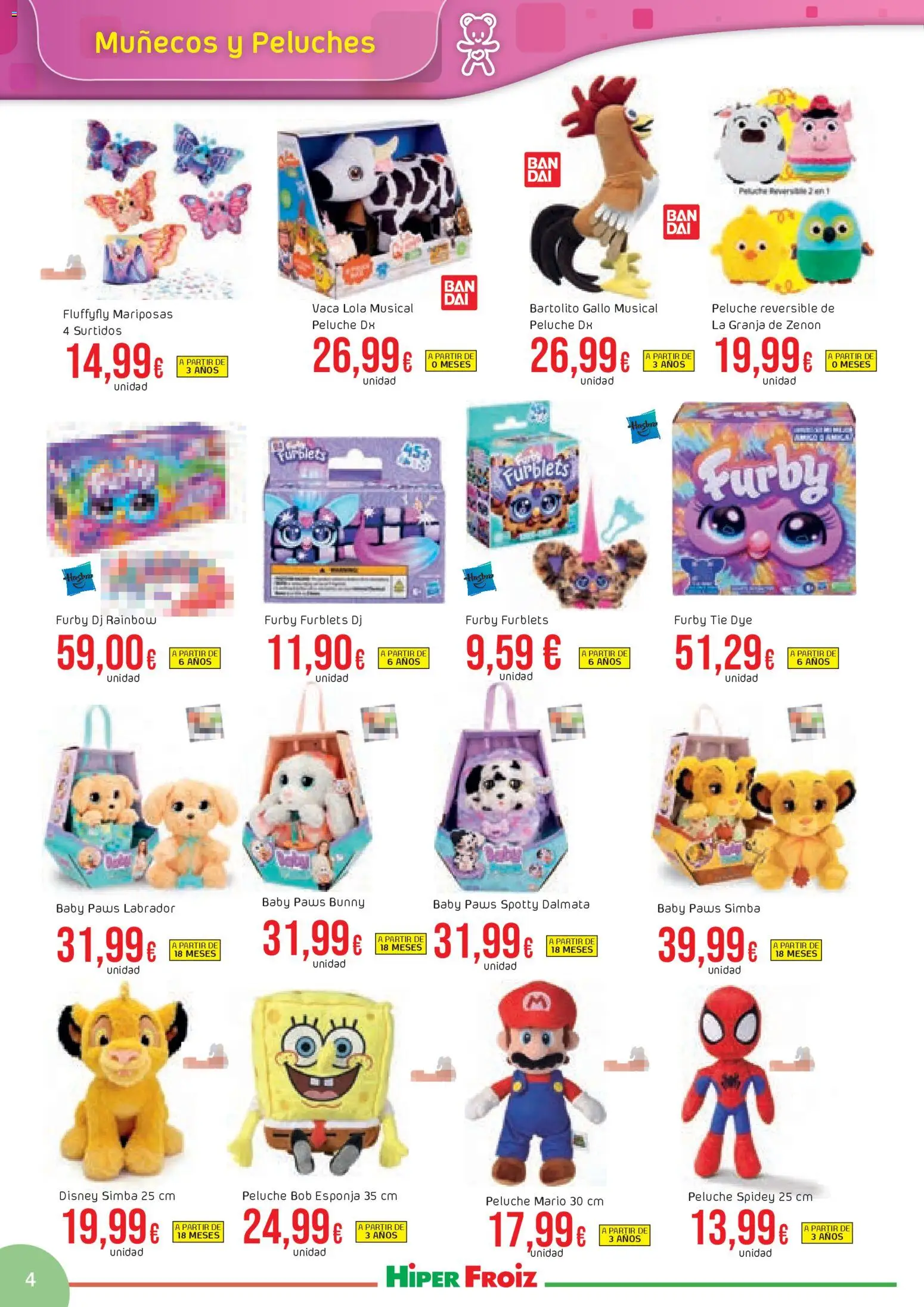 Froiz - Catálogo Juguetes │ válido desde el 21.11.2025 | Página: 4 | Productos: Esponja