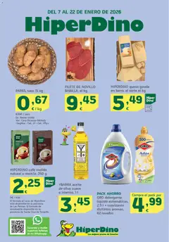 Vista previa HiperDino folleto válido desde el 07.01.2026