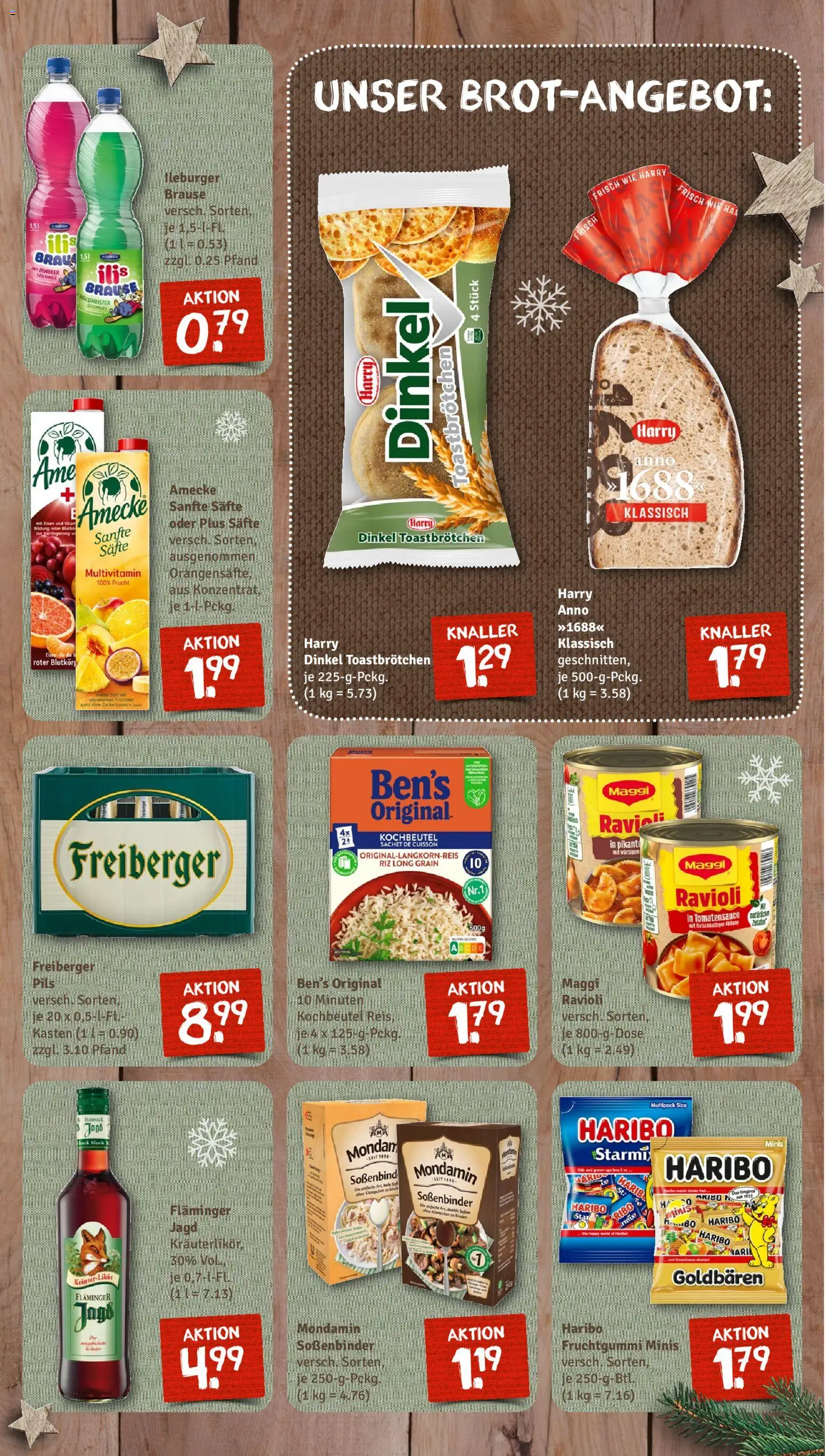 Nahkauf Prospekt – gültig ab 23.11.2025 | Seite: 7 | Produkte: Maggi, Haribo, Pils, Reis