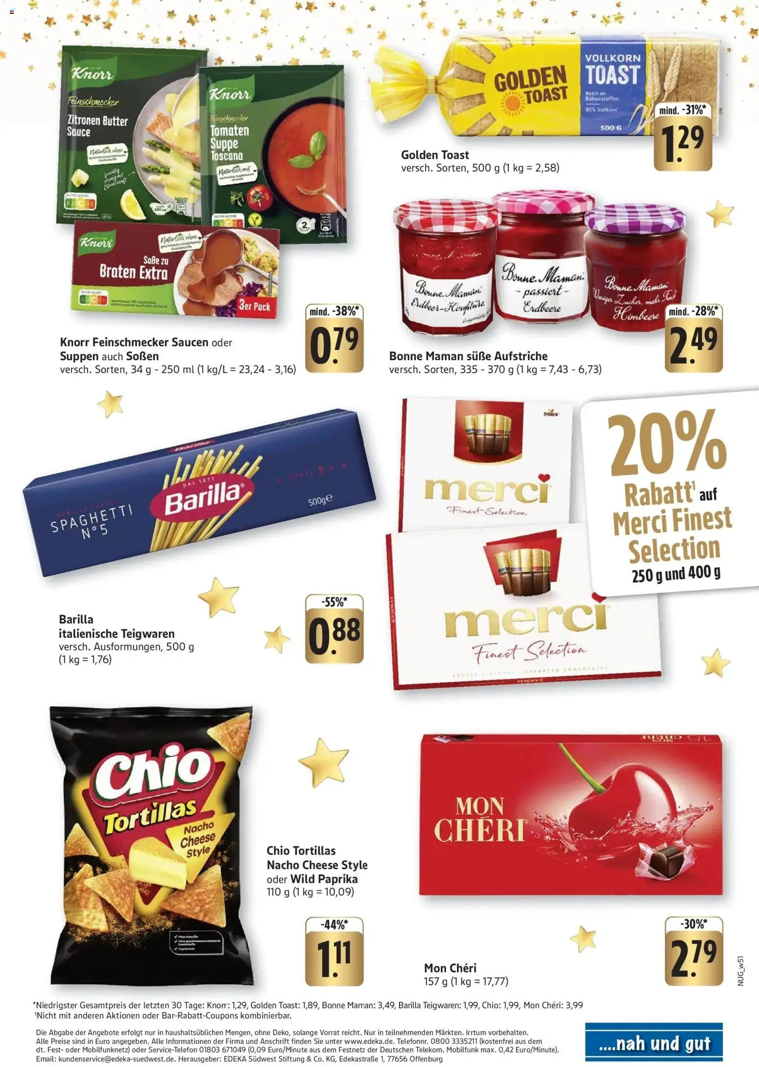 Edeka prospekt Stuttgart-Asemwald	 – gültig ab 14.12.2025 | Seite: 10 | Produkte: Barilla, Tomaten, Himbeere, Mon cheri