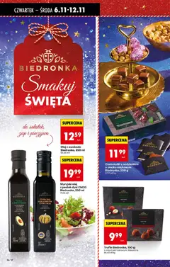 Pogląd oferty "Olej z awokado Biedronka, 250 ml, Olej z awokado z pierwszego tłoczenia, 250 ml" - ważna od 06.11.2025 | Strona: 48