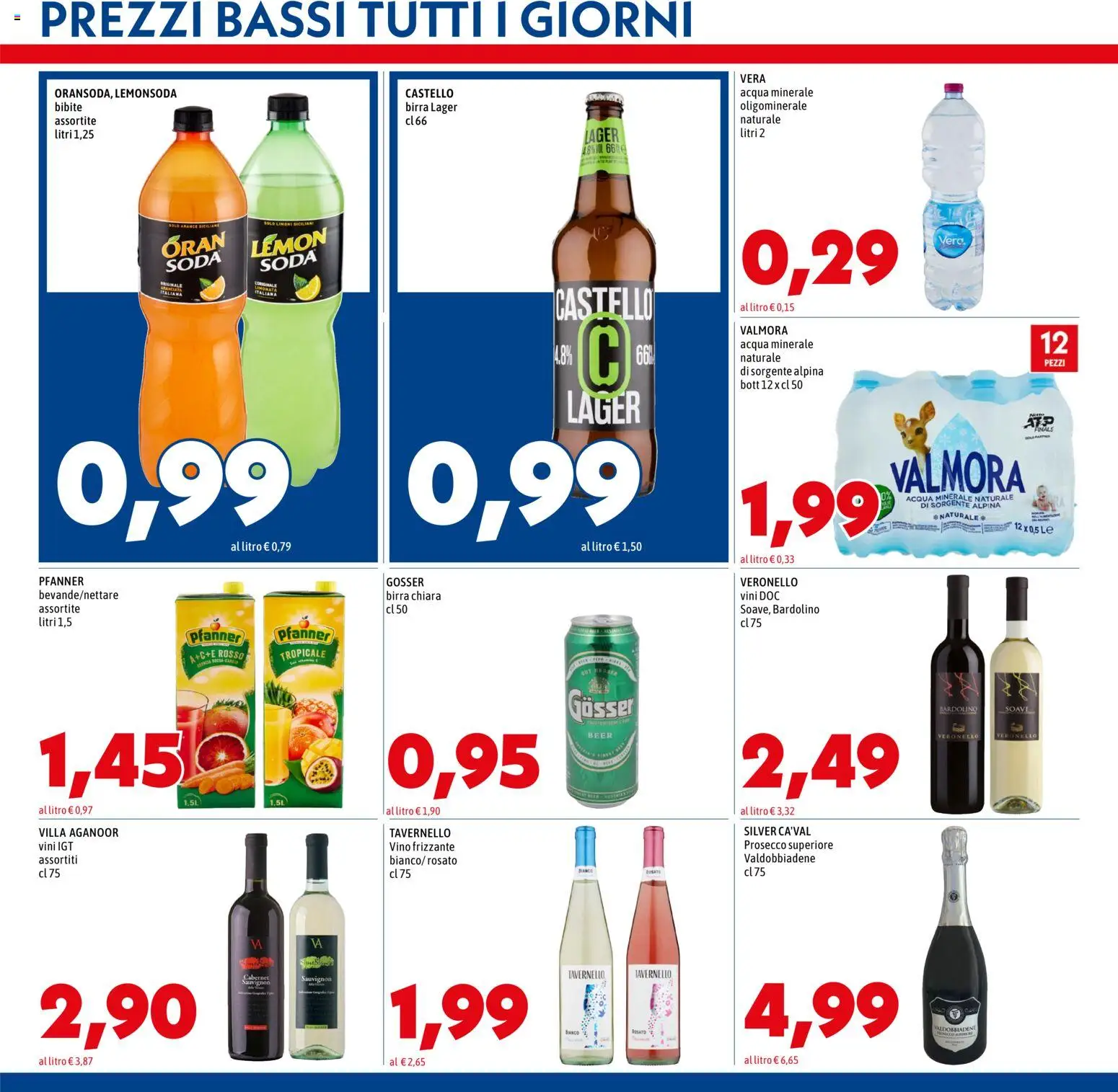 Volantino Mega del 26.02.2026 | Pagina: 11 | Prodotti: Prosecco, Vino, Bibite, Acqua minerale