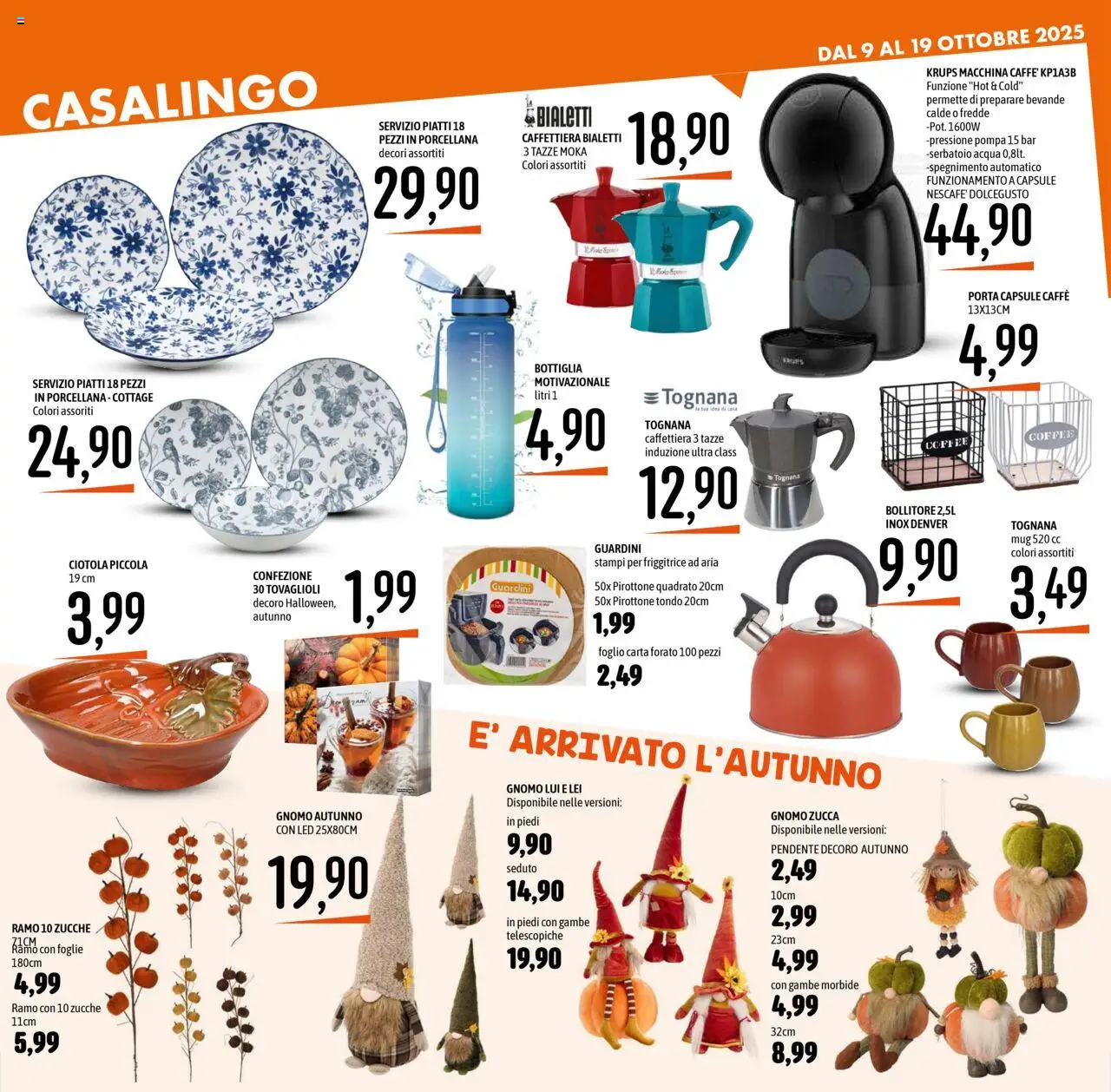 Volantino Emisfero del 09.10.2025 | Pagina: 38 | Prodotti: Friggitrice ad aria, Zucca, Bollitore, Friggitrice