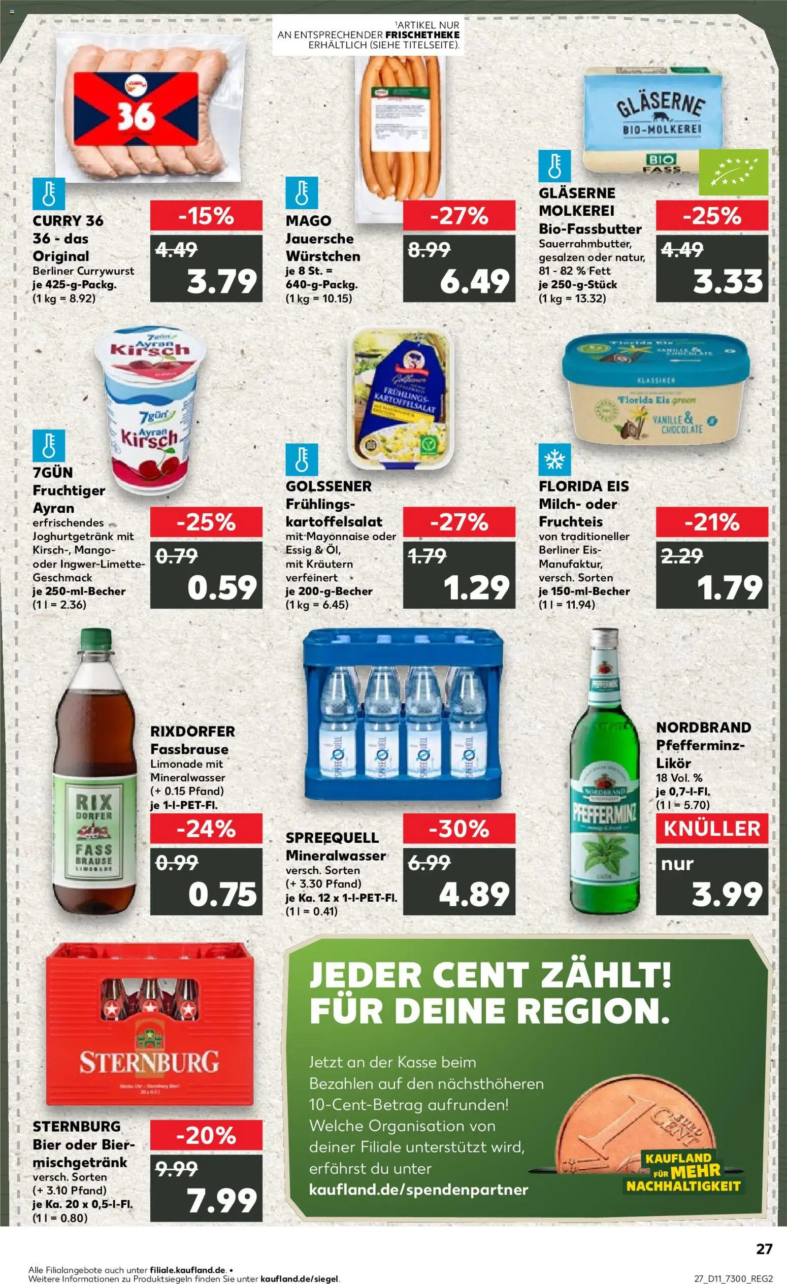 Kaufland Prospekt Berlin	 – gültig ab 12.03.2026 | Seite: 27 | Produkte: Essig, Likör, Fassbrause, Eis