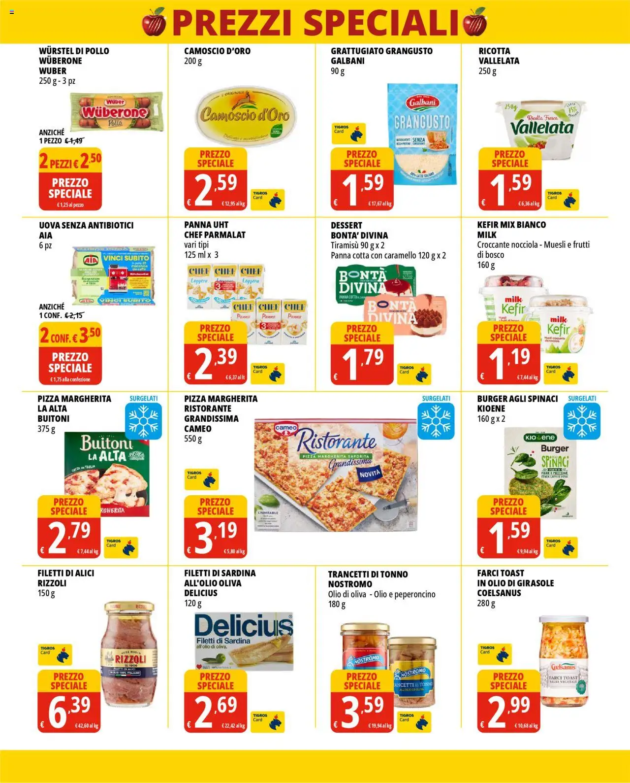 Volantino Tigros del 18.06.2025 | Pagina: 2 | Prodotti: Muesli, Peperoncino, Polo, Ricotta
