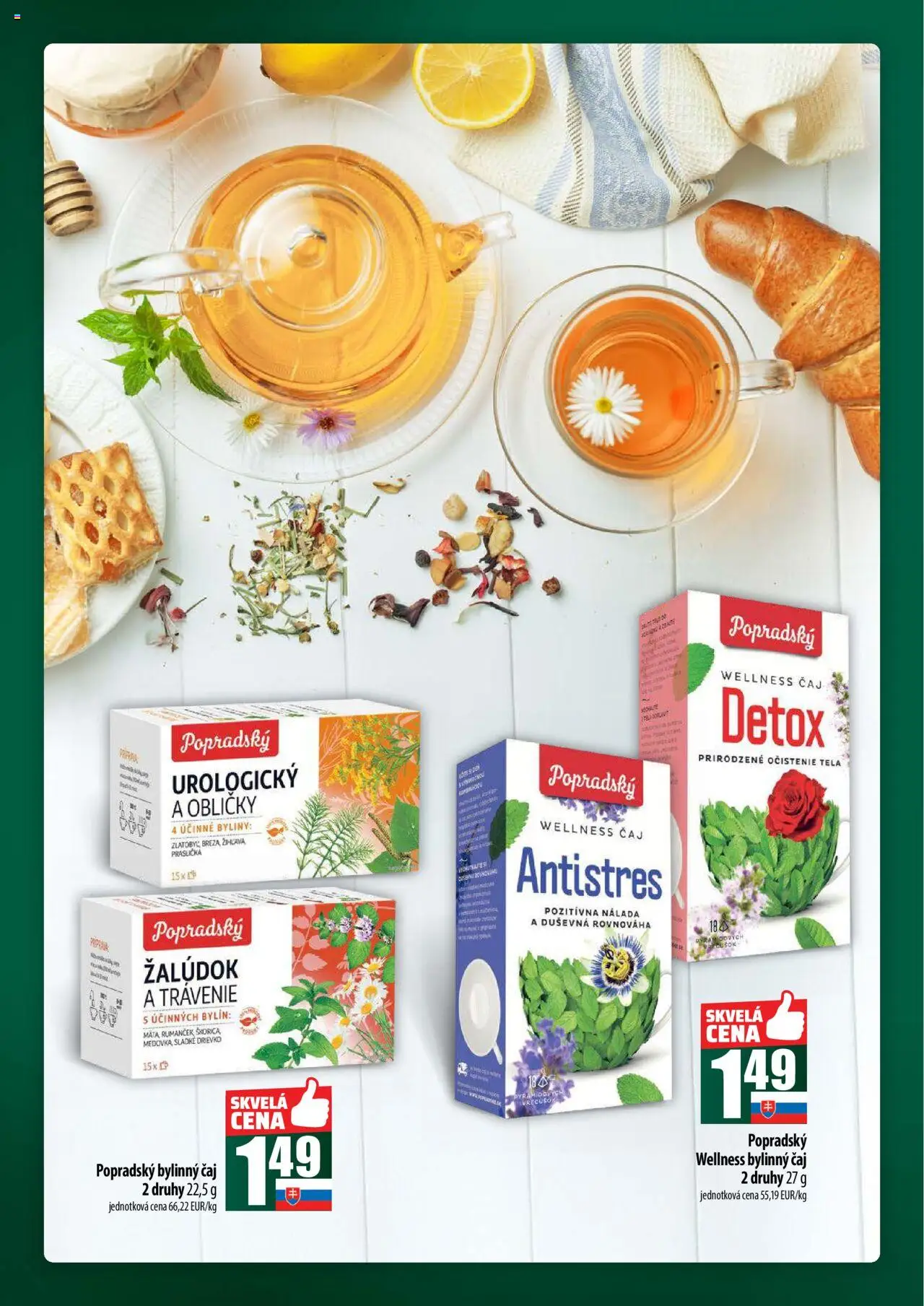 COOP Jednota široká ponuka │ platný od 31.07.2025 | Strana: 42 | Produkty: Čaj
