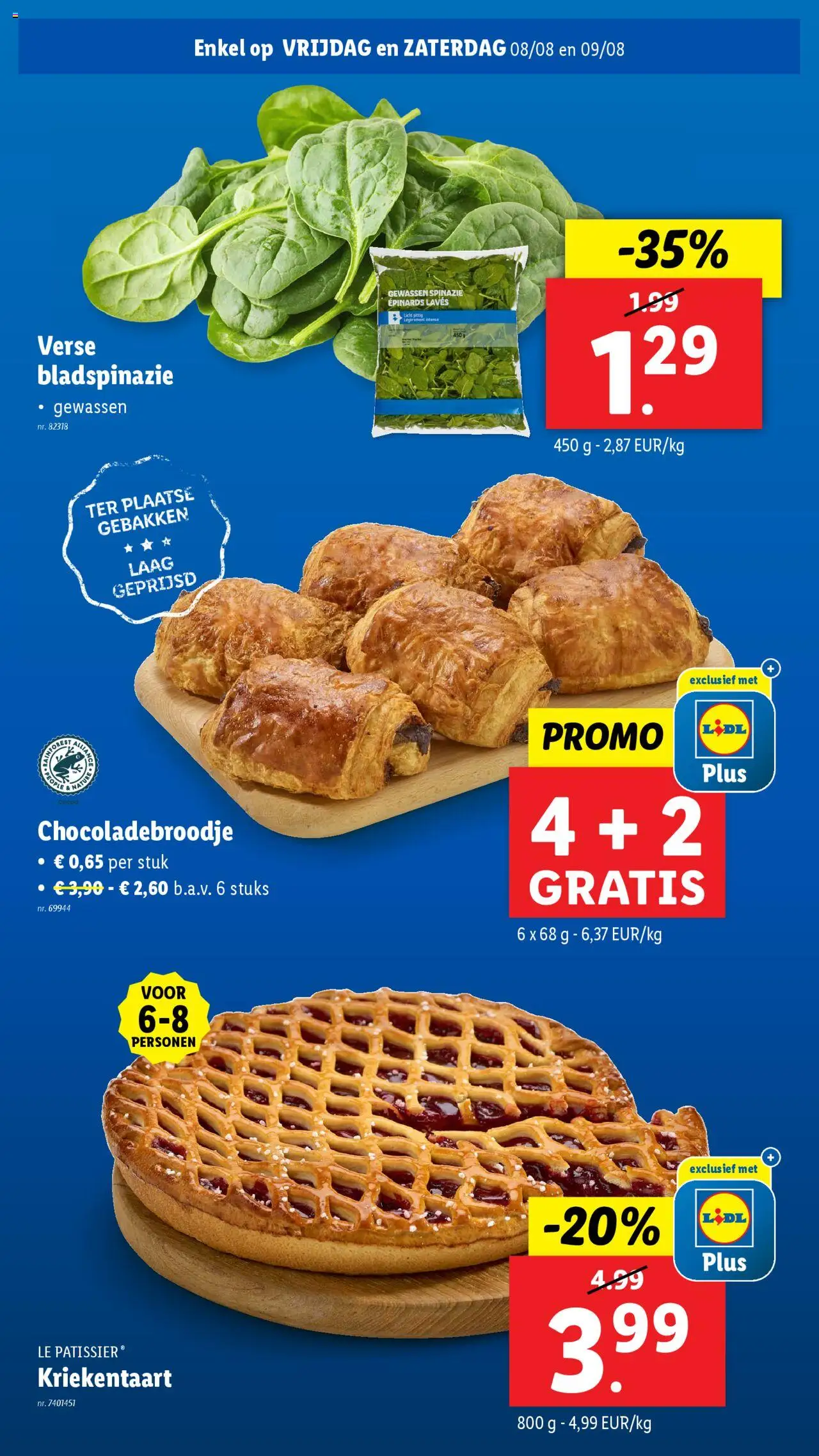  | Pagina: 55 | Producten: Spinazie