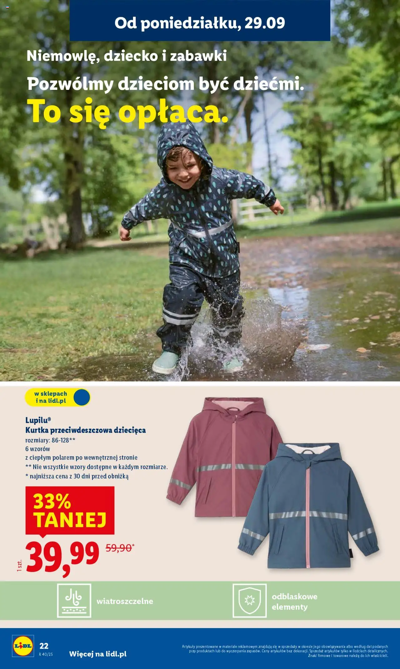 Lidl Katalog od 29.09.2025 | Strona: 30 | Produkty: Kurtka