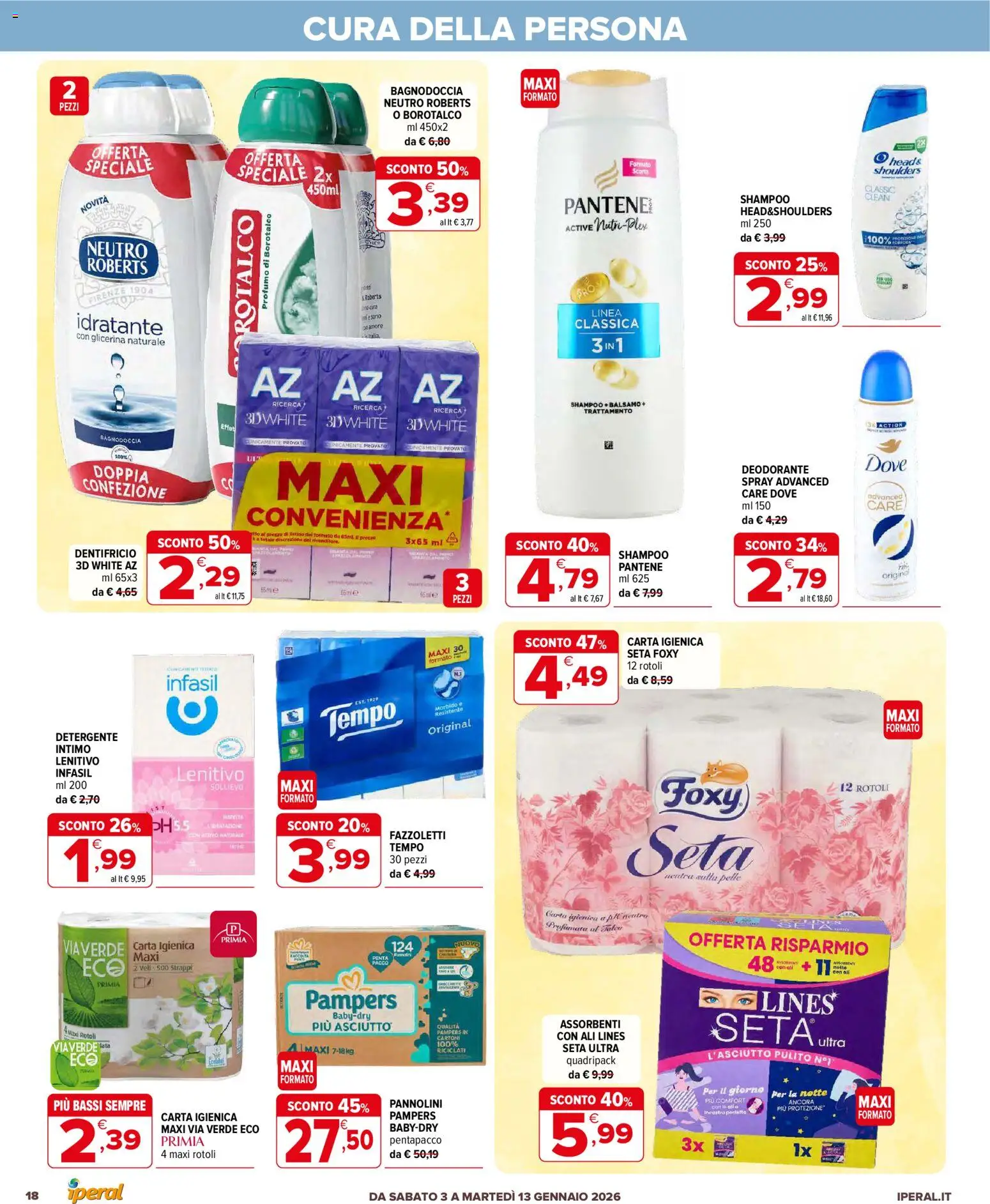 Volantino Iperal del 03.01.2026 | Pagina: 18