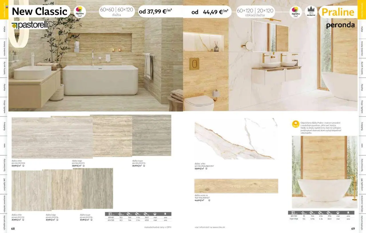 Nové Siko akcie – leták je platný od 01.09.2025 | Strana: 35 | Produkty: Osvetlenie, Dlažba, Radiátory