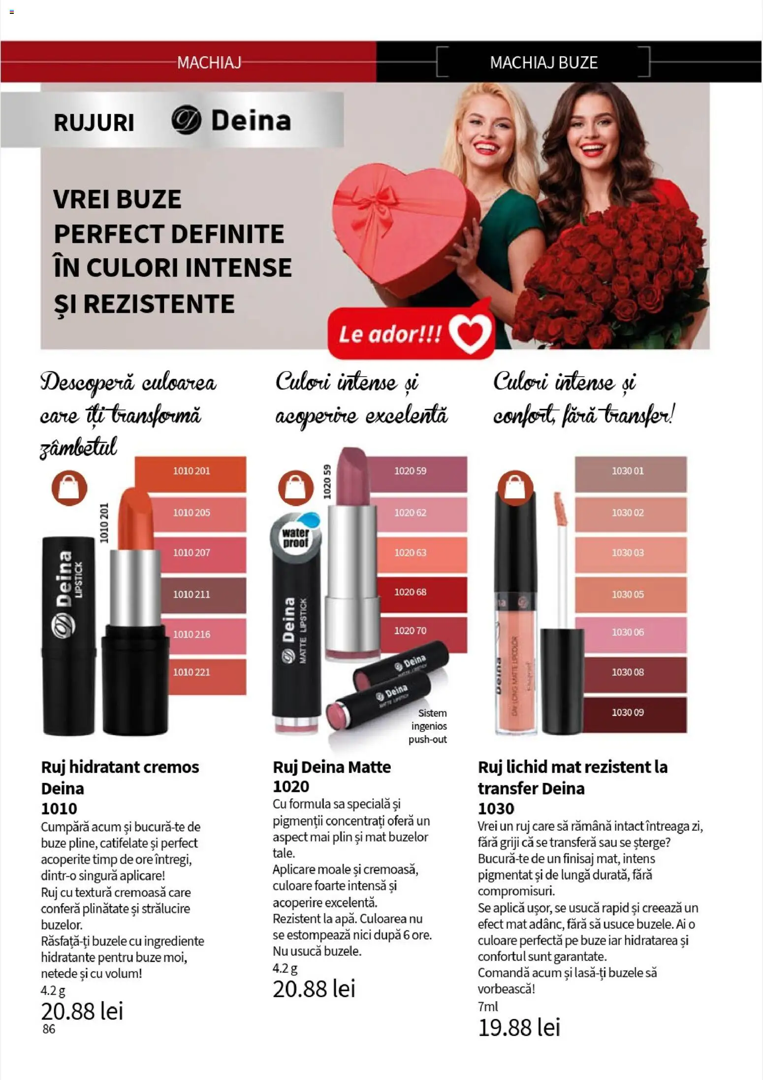 Noul catalog Lady’s – valabil de la 05.01.2026 | Pagină: 88 | Produse: Machiaj, Ruj