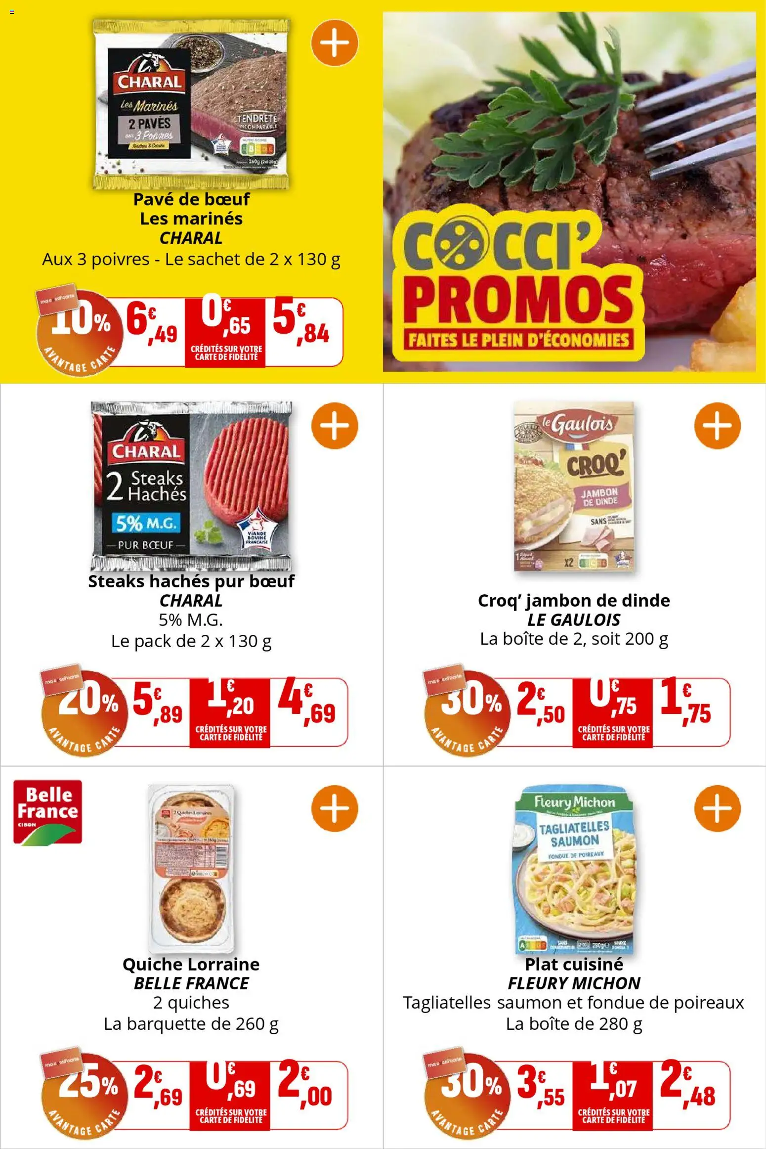 {H1} | Page: 10 | Produits: Poireaux, Jambon, Saumon