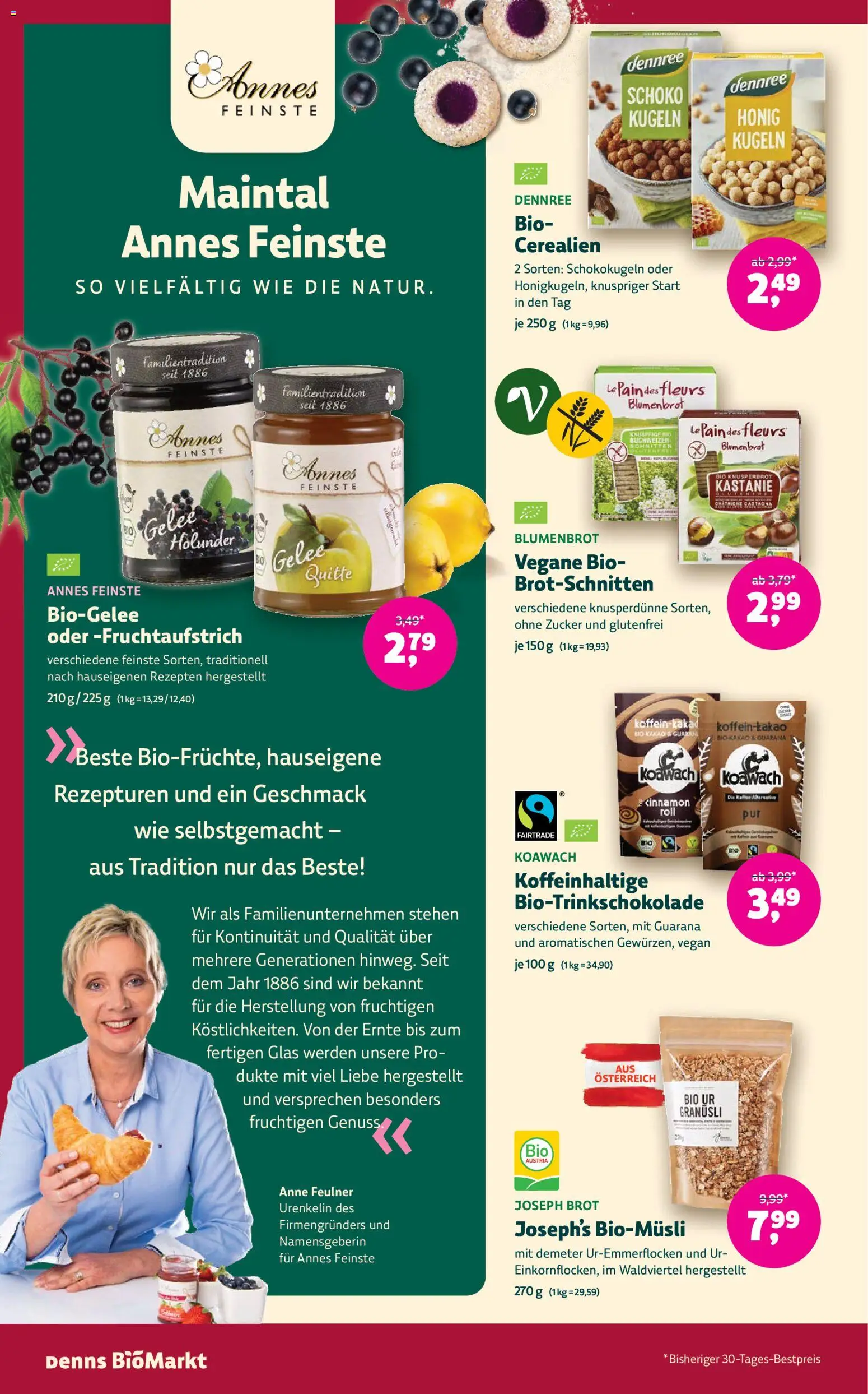 Denns BioMarkt Angebote gültig ab 19.11.2025 | Seite: 10 | Produkte: Zucker, Brot