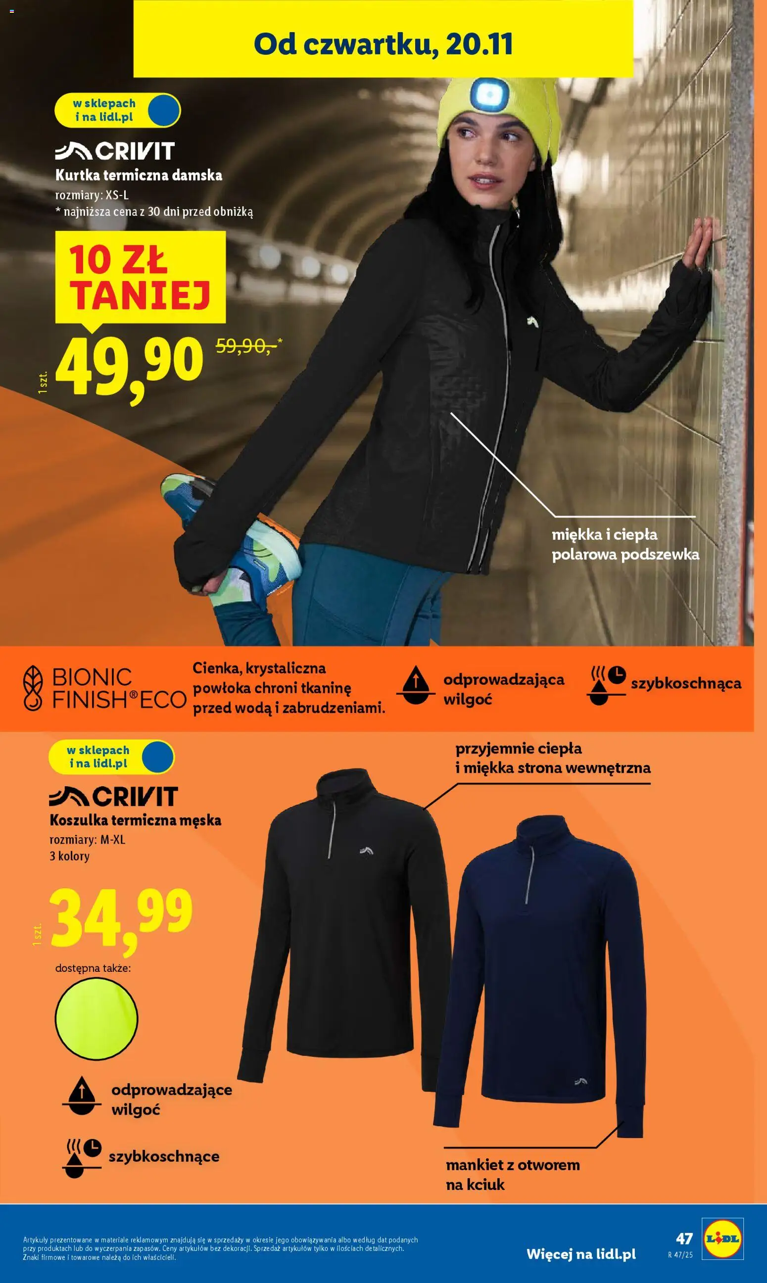 Lidl Black Friday od 17.11.2025 | Strona: 53 | Produkty: Kurtka, Woda