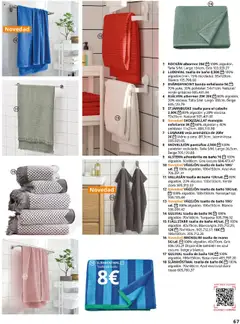 Vista previa Catálogo IKEA Accesorios y decoración válido desde el 25.09.2025 | Página: 67 | Productos: Toalla de baño, Alfombrilla, Pantuflas, Baño
