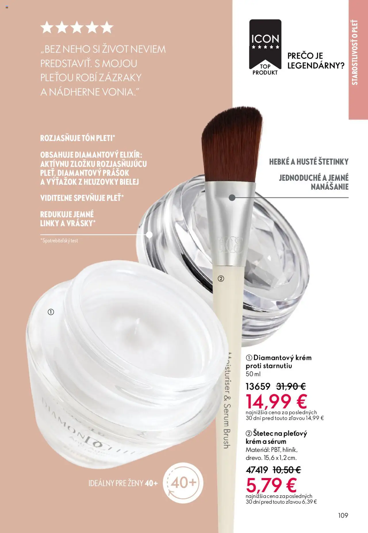 Nové Oriflame akcie – leták je platný od 01.10.2025 | Strana: 109 | Produkty: Štetec, Krém