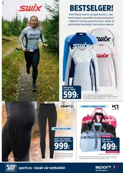 Forhåndsvisning av Sport 1 kundeavis gyldig fra 12.10.2025 | Side: 27 | Produkter: Bag, Суміш дитяча, Tights