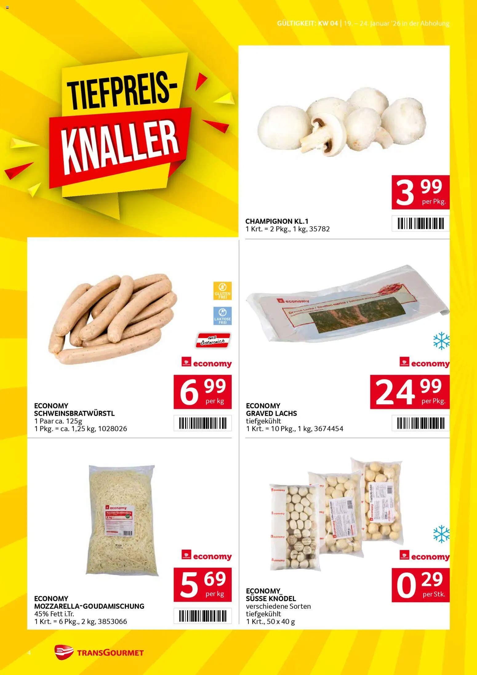Transgourmet Flugblatt gültig ab 19.01.2026 | Seite: 4