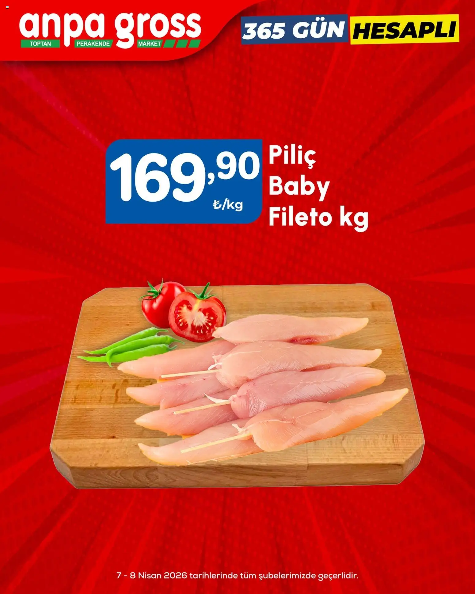 Anpa Gross - Piliç - 07.04.2026 tarihinden itibaren geçerlidir | Sayfa: 1 | Ürünler: Piliç