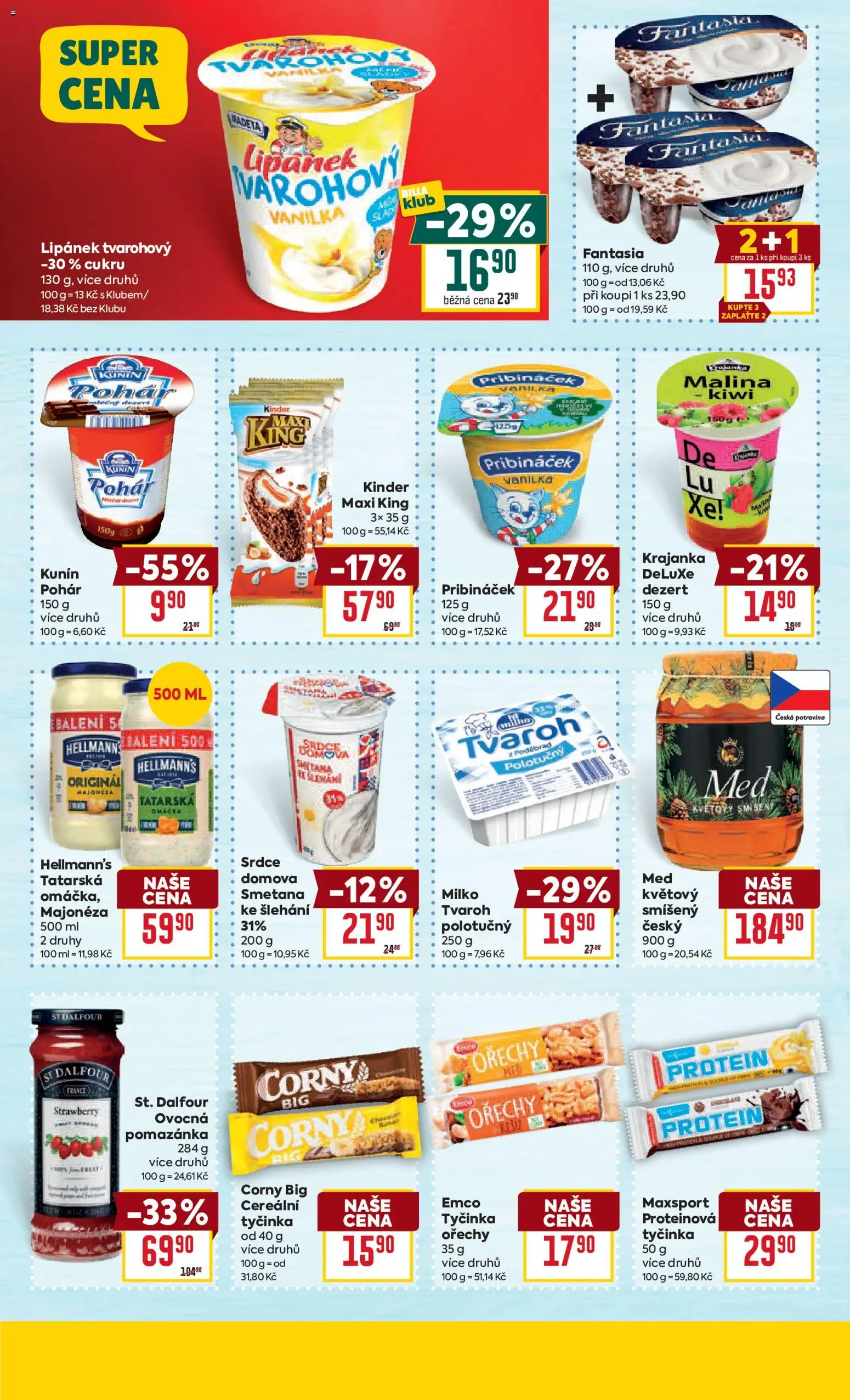 Billa Velký leták od 22.04.2026 | Strana: 18 | Produkty: Kešu, Smetana, Tvaroh, Tatarská omáčka