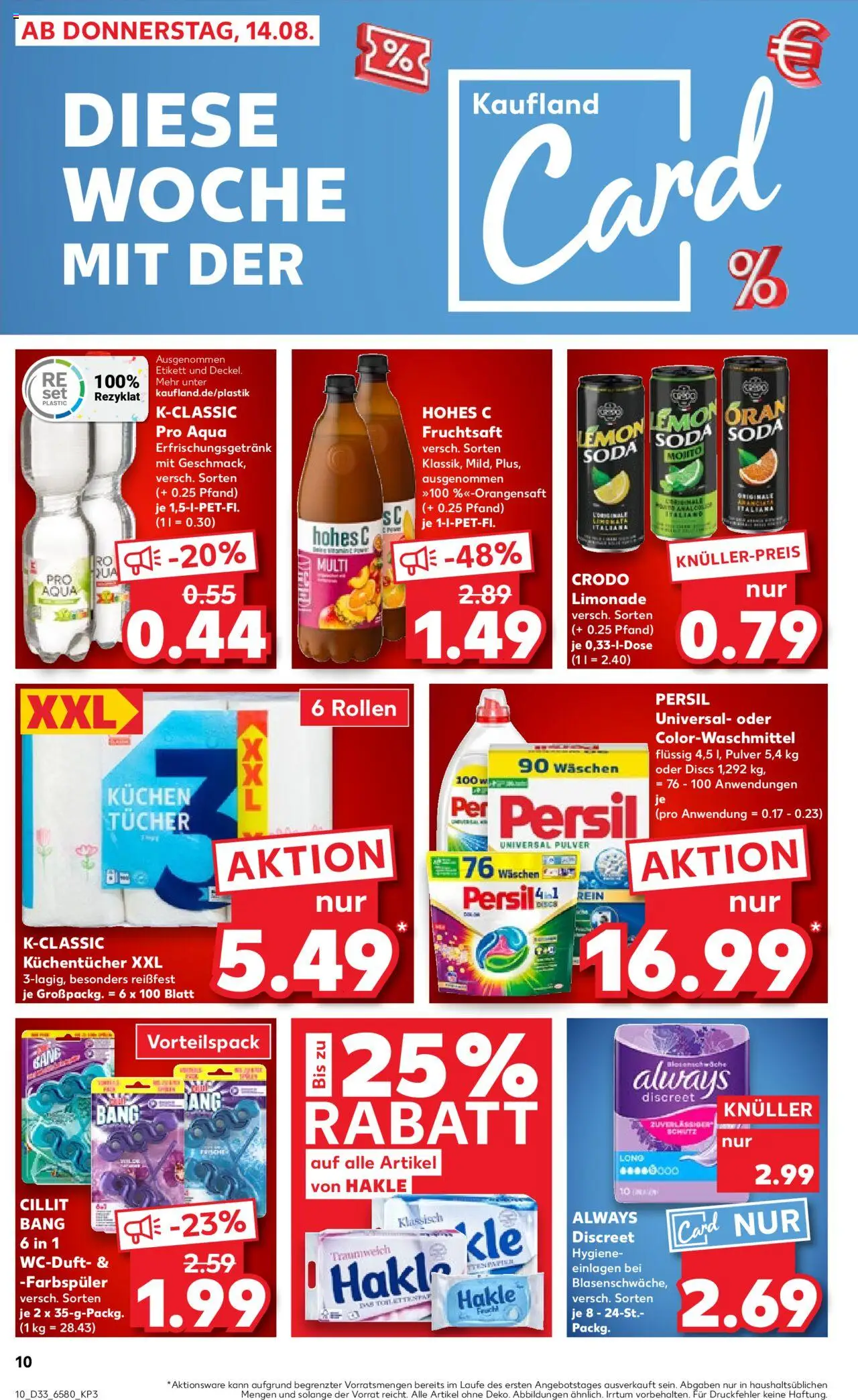  | Pagina: 10 | Producten: Limonade