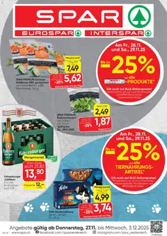 Spar Flugblatt ab 27.11.2025 gültig
