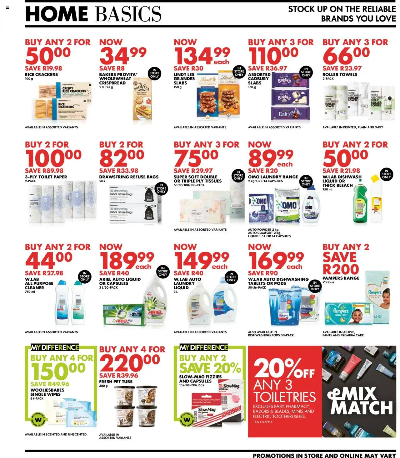 New Woolworths catalogue – valid from 06.10.2025 | Page: 7 | Products: Pants, Toilet, Stock, Toilet paper