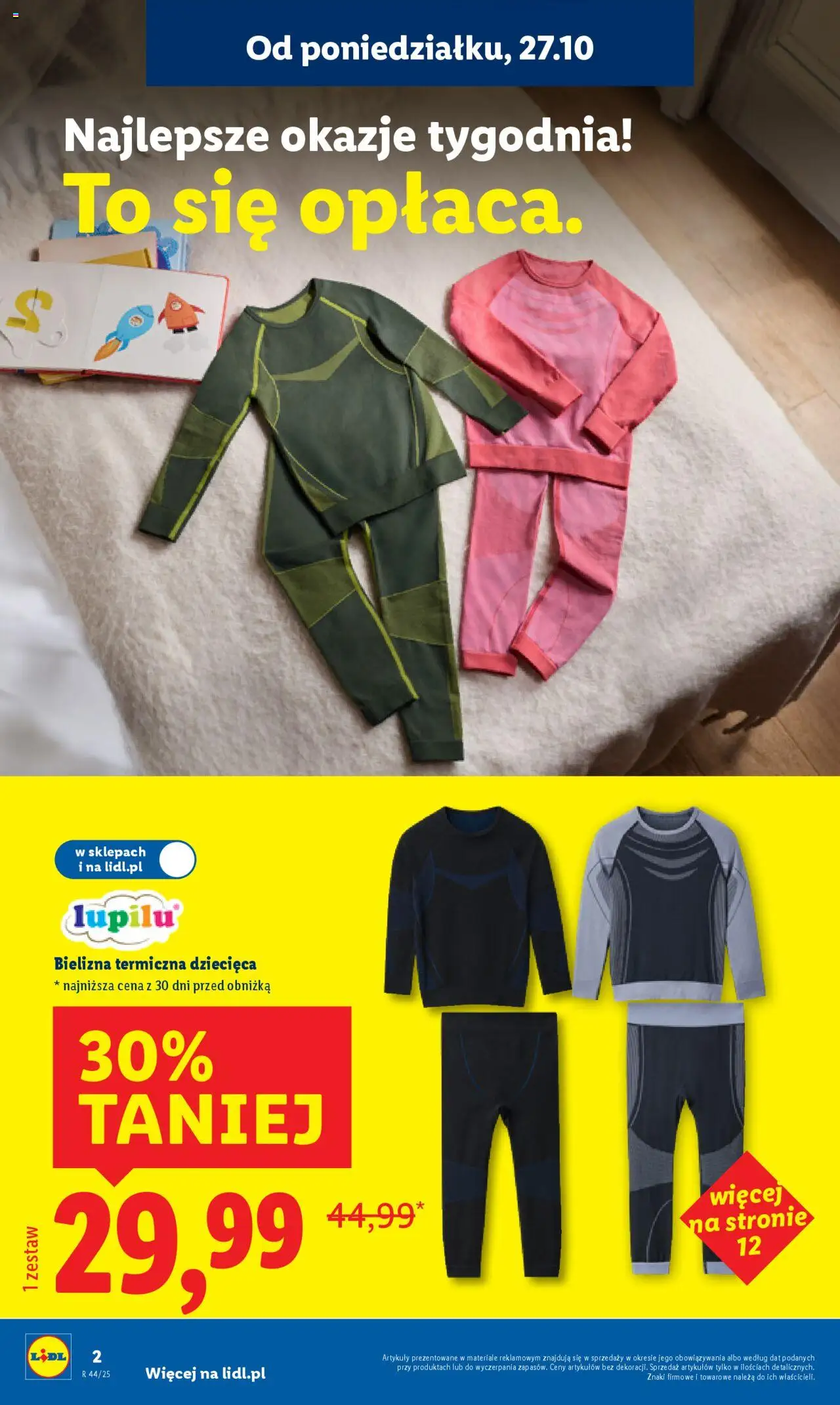 Lidl Katalog od 27.10.2025 | Strona: 2 | Produkty: Bielizna