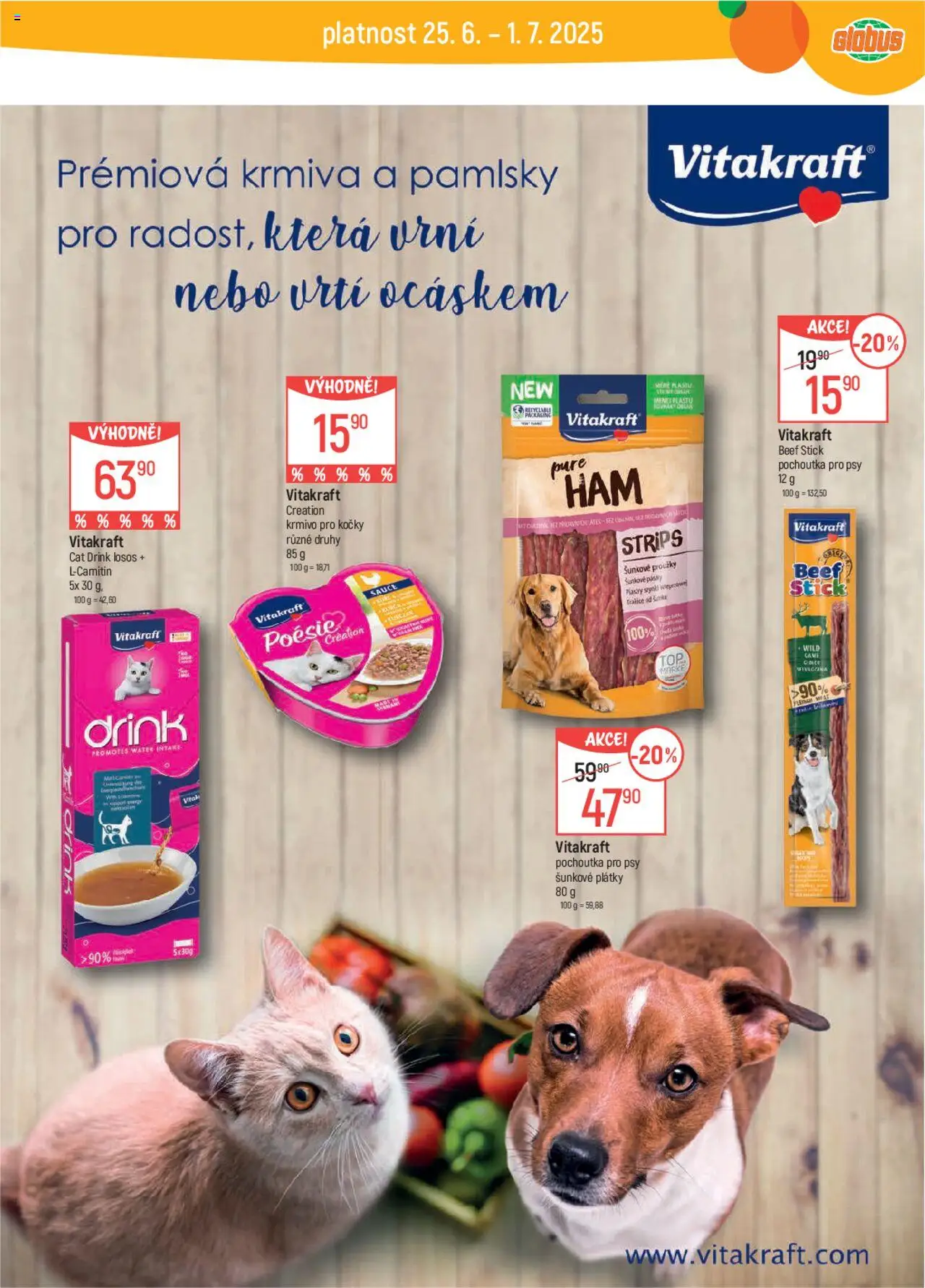 Globus leták od 25.06.2025 | Strana: 33 | Produkty: Globus, Krmivo pro kočky, Losos, Pochoutka pro psy