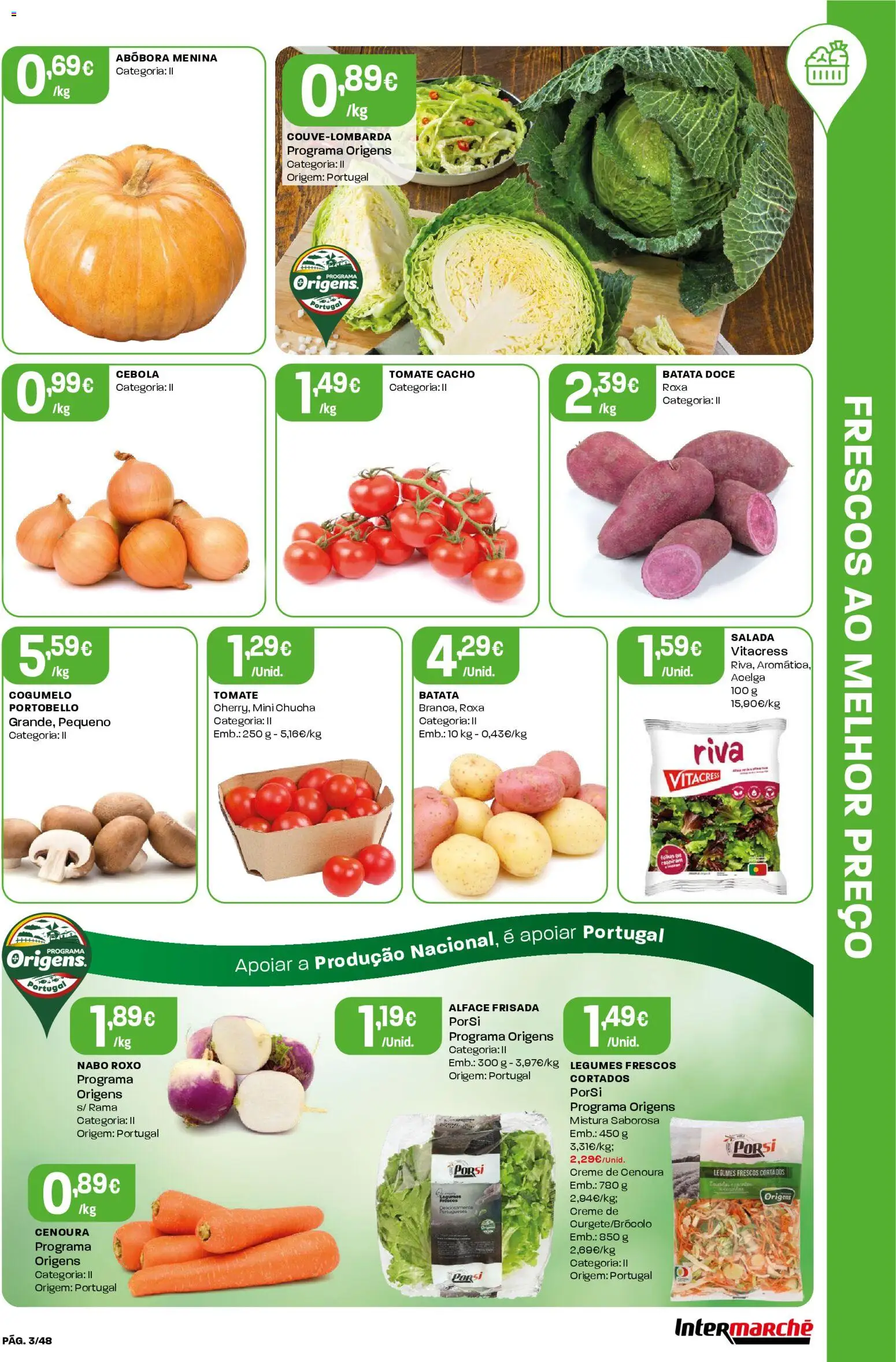 Intermarché - Black Friday │ válido de 27.11.2025 | Página: 3 | Produtos: Batata, Cebola, Salada, Alface