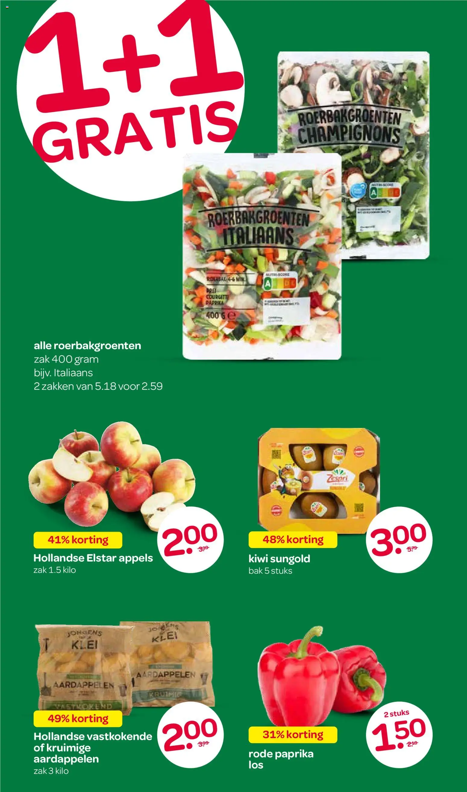 {H1} | Pagina: 6 | Producten: Courgette, Appels, Kiwi, Klei