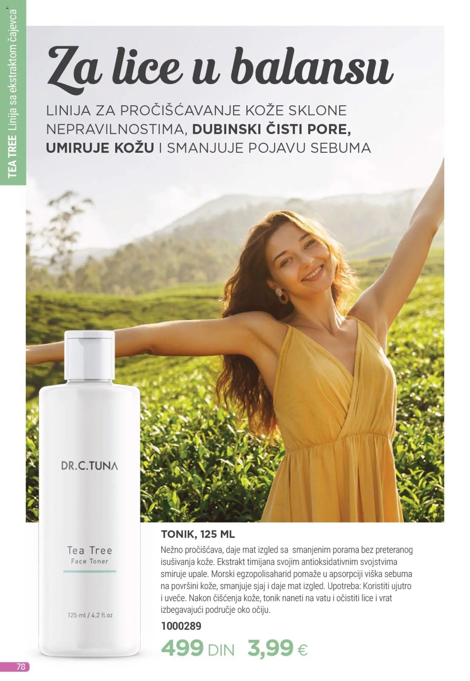 Farmasi katalog - važi od 01.11.2025 | Strana: 78 | Proizvode: Toner, Tonik