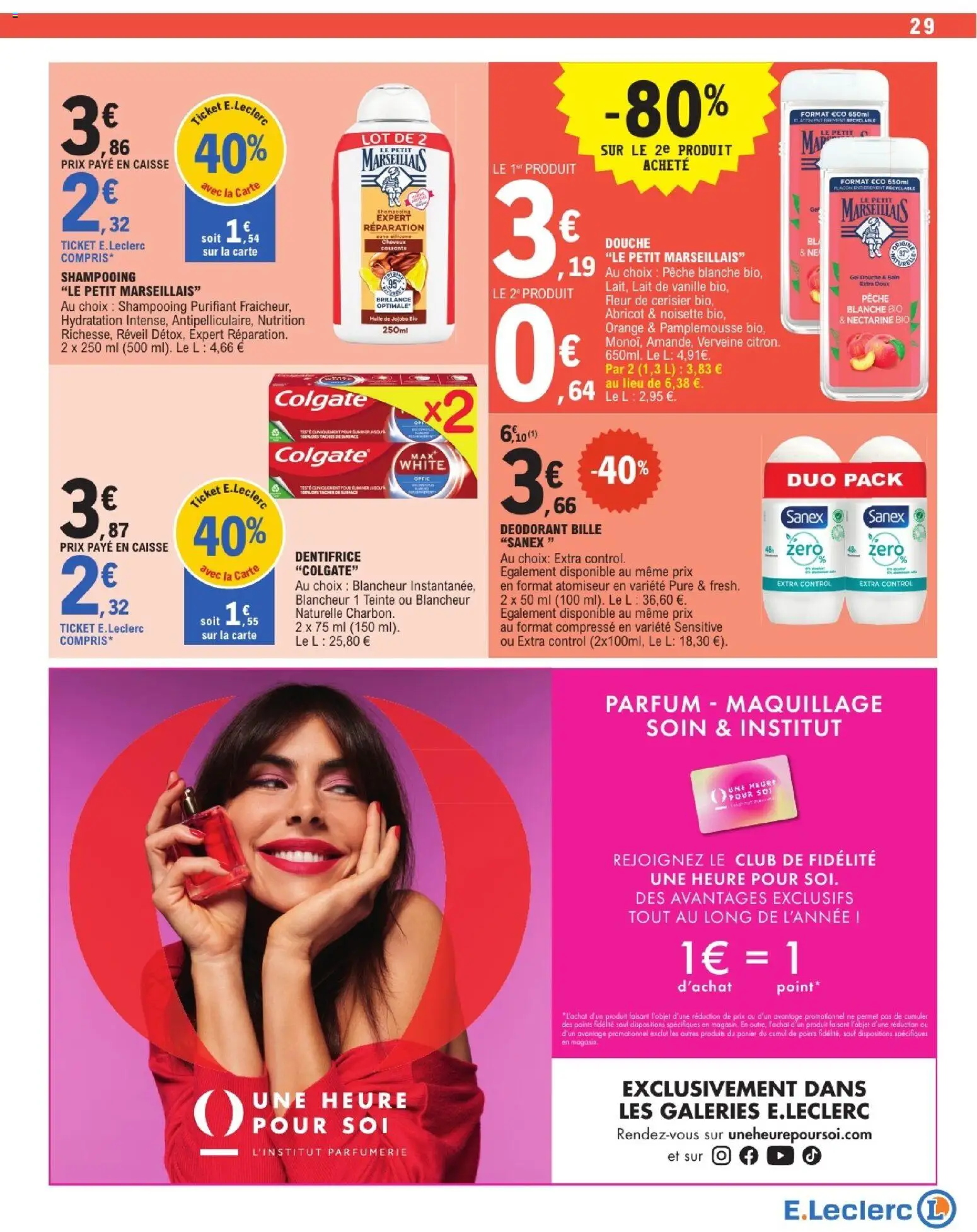 {H1} | Page: 29 | Produits: Abricot, Noisette, Pamplemousse, Déodorant